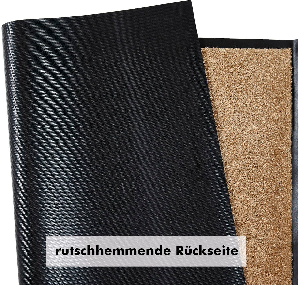 Andiamo Mat Super Wash & Clean, Made in Belgium Vuilopvangmat, uni kleuren, antislip, wasbaar