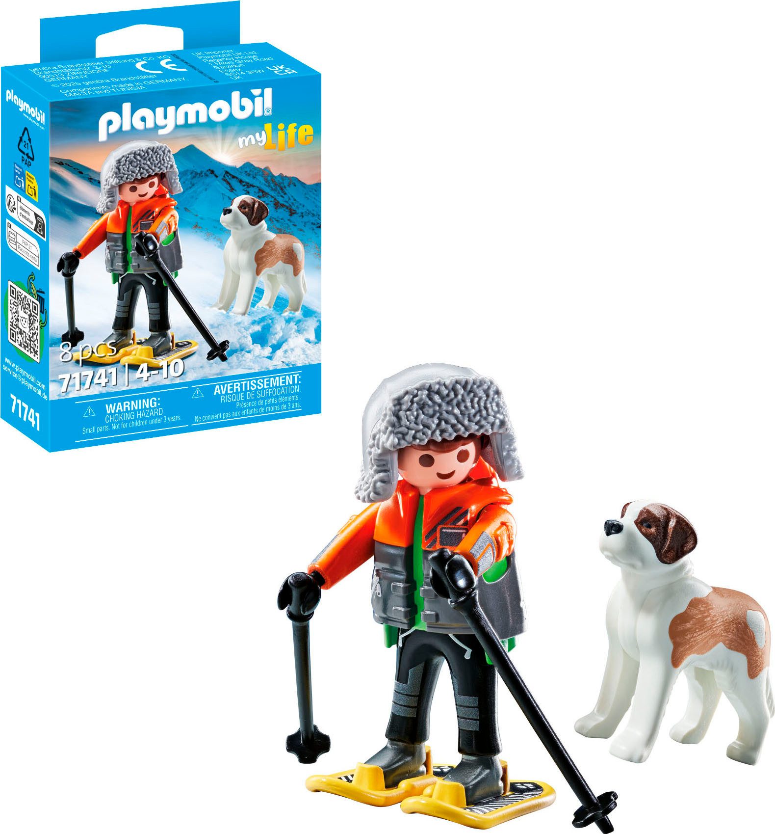 Playmobil® Constructie-speelset Wanderer mit Bernhardiner (71741), Playmobil My Life (8-delig)