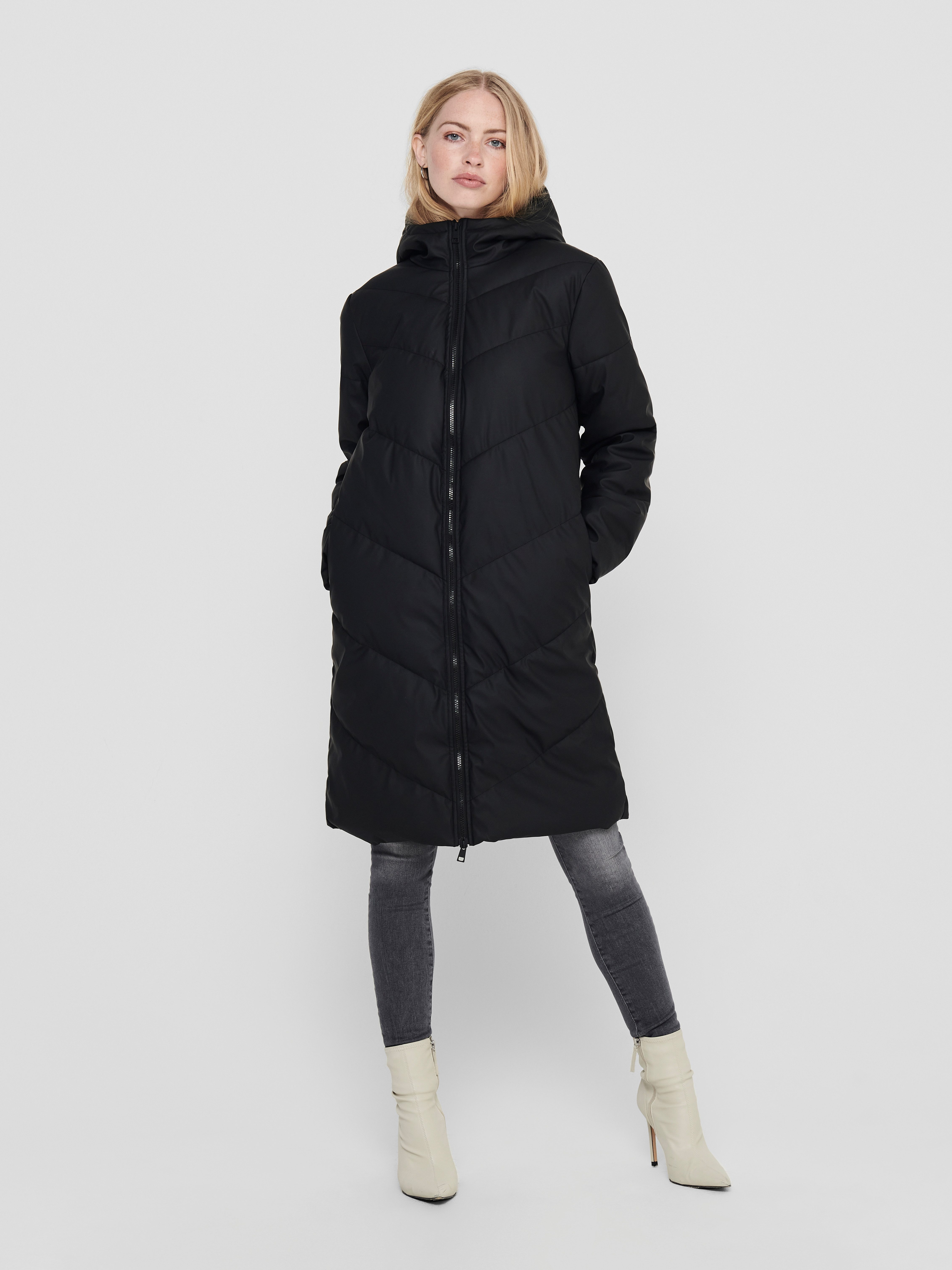 JDY Gewatteerde jas JDYULRIKKA WATER REP PUFFA OTW NOOS