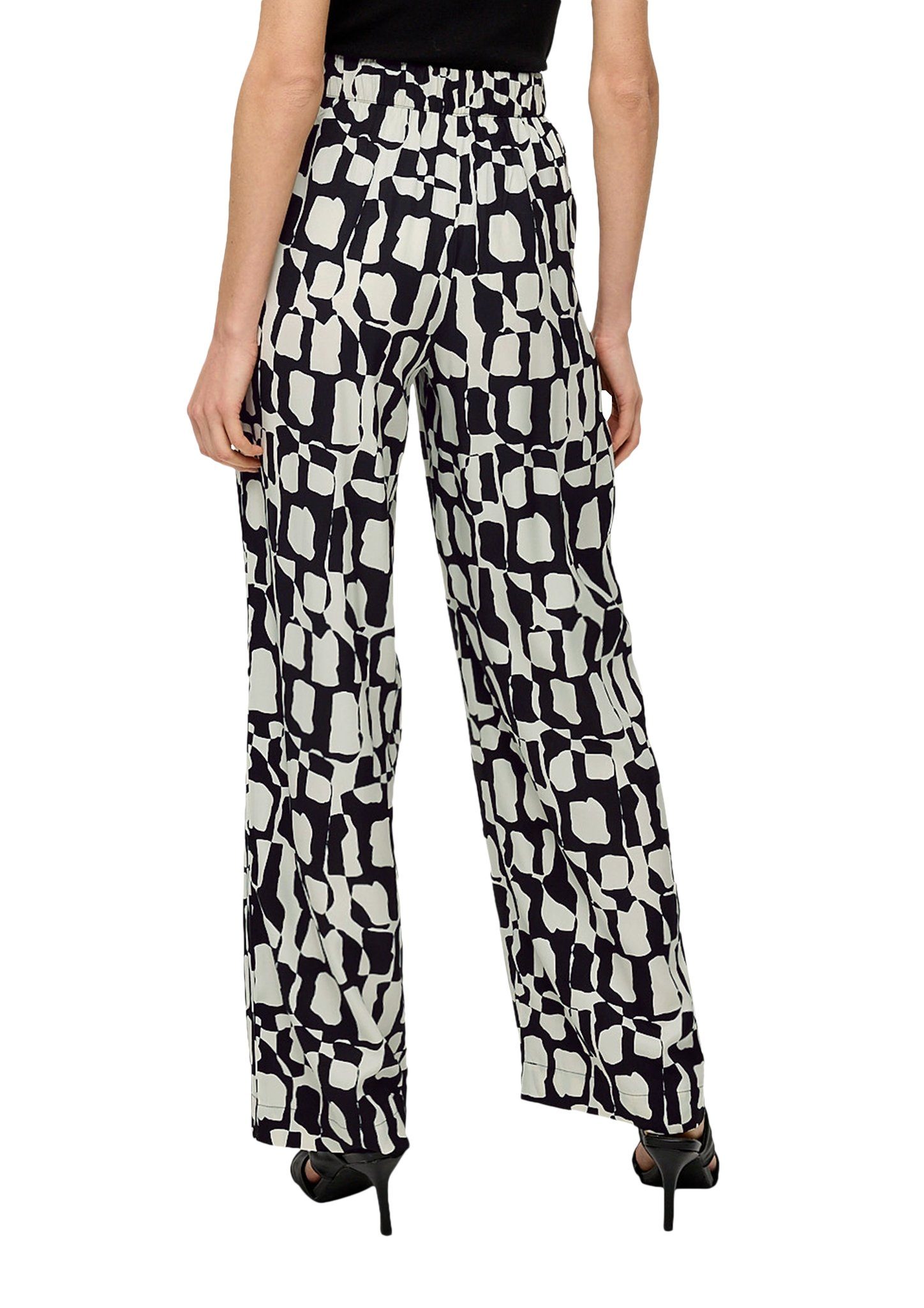 s.Oliver BLACK LABEL Stoffen broek met viscose