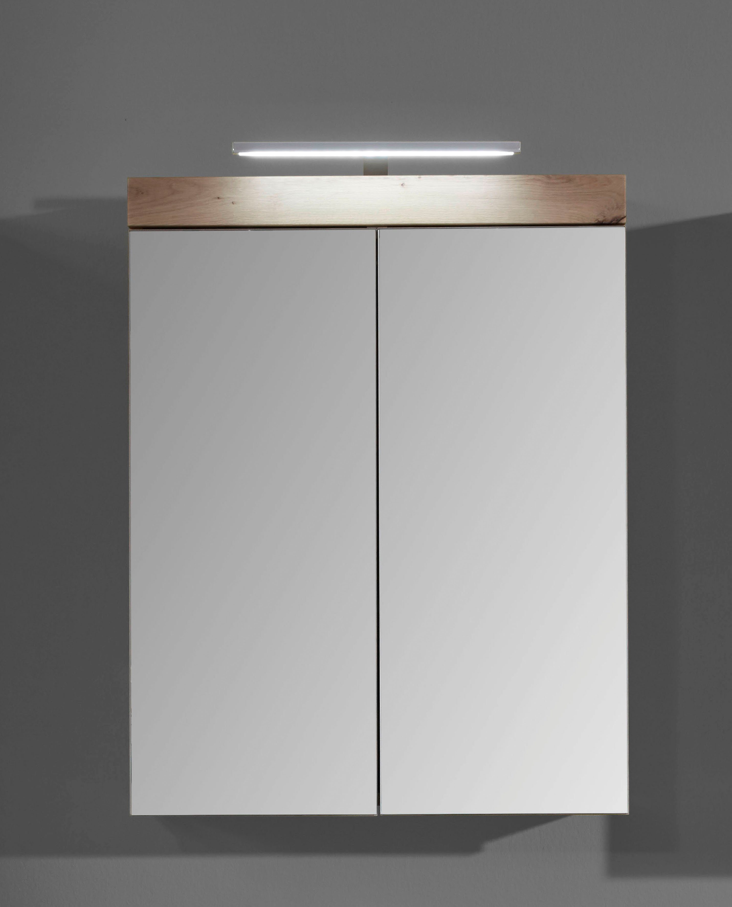 INOSIGN Spiegelkast Avena Badkamerkast optioneel met LED-verlichting - (B/D/H) 60/17/77 cm