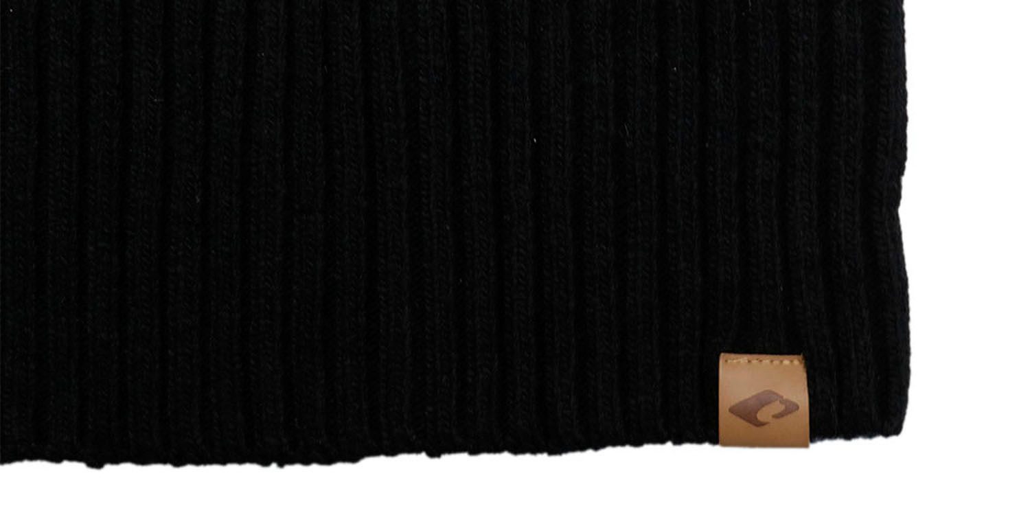 chillouts Beanie Justin Hat met chillouts-logo aan de zoom