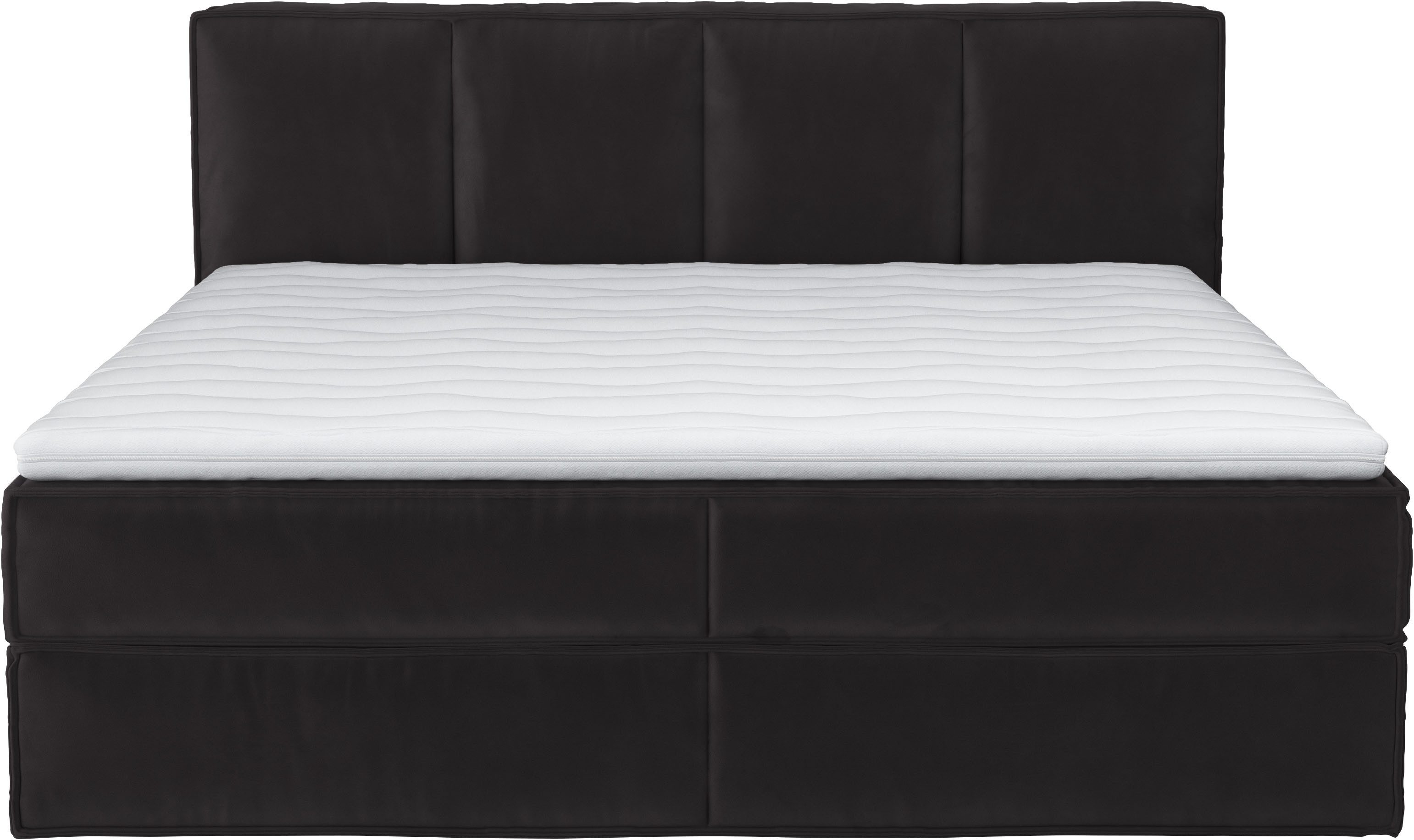 Home affaire Boxspring Milano Boxbed incl. topmatras, 2 matrassen, hardheden H2, H3 en H4 naar keuze