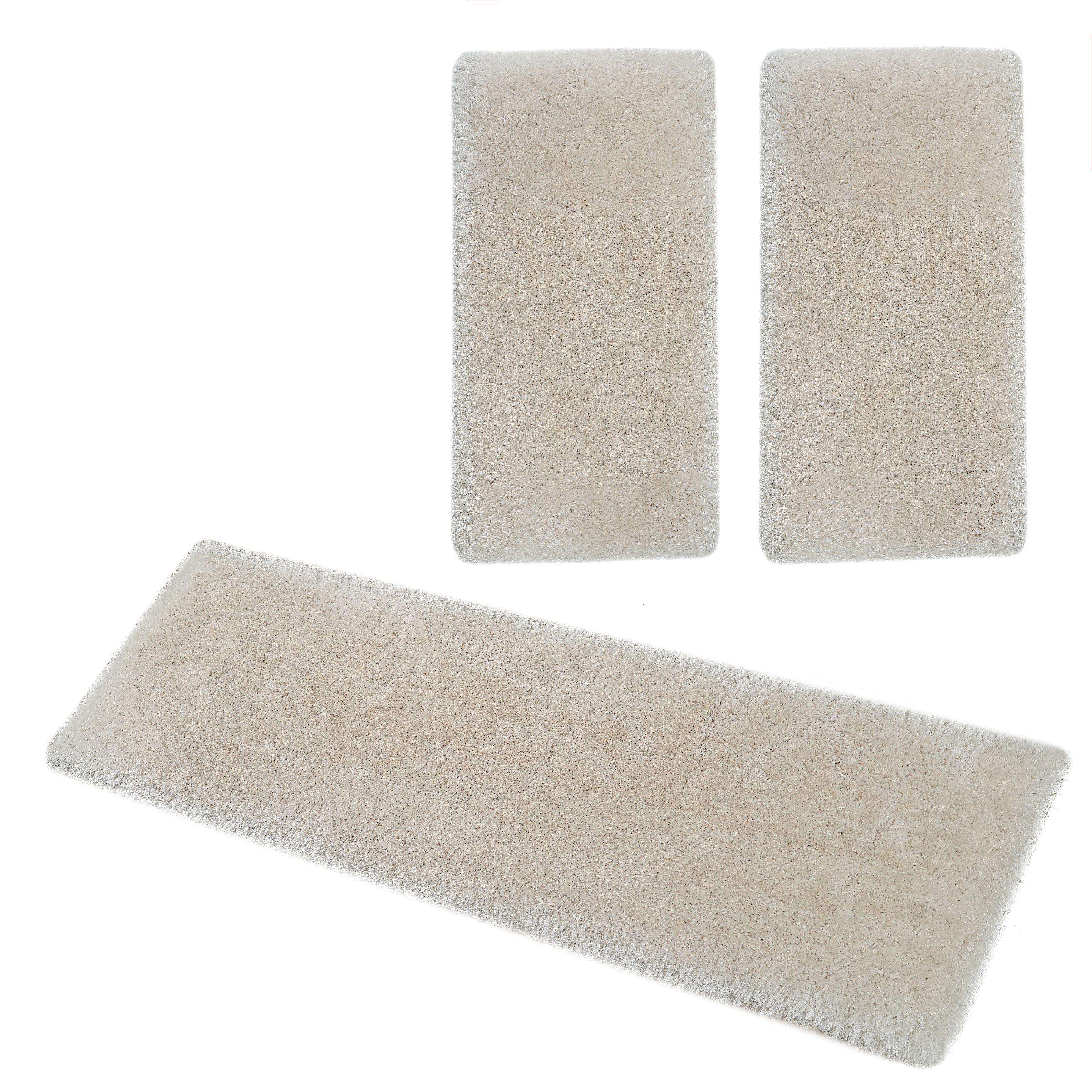 Guido Maria Kretschmer Home&Living Set slaapkamerkleedjes Micro exclusieve tapijt, zeer hoge pool, zacht door microvezel
