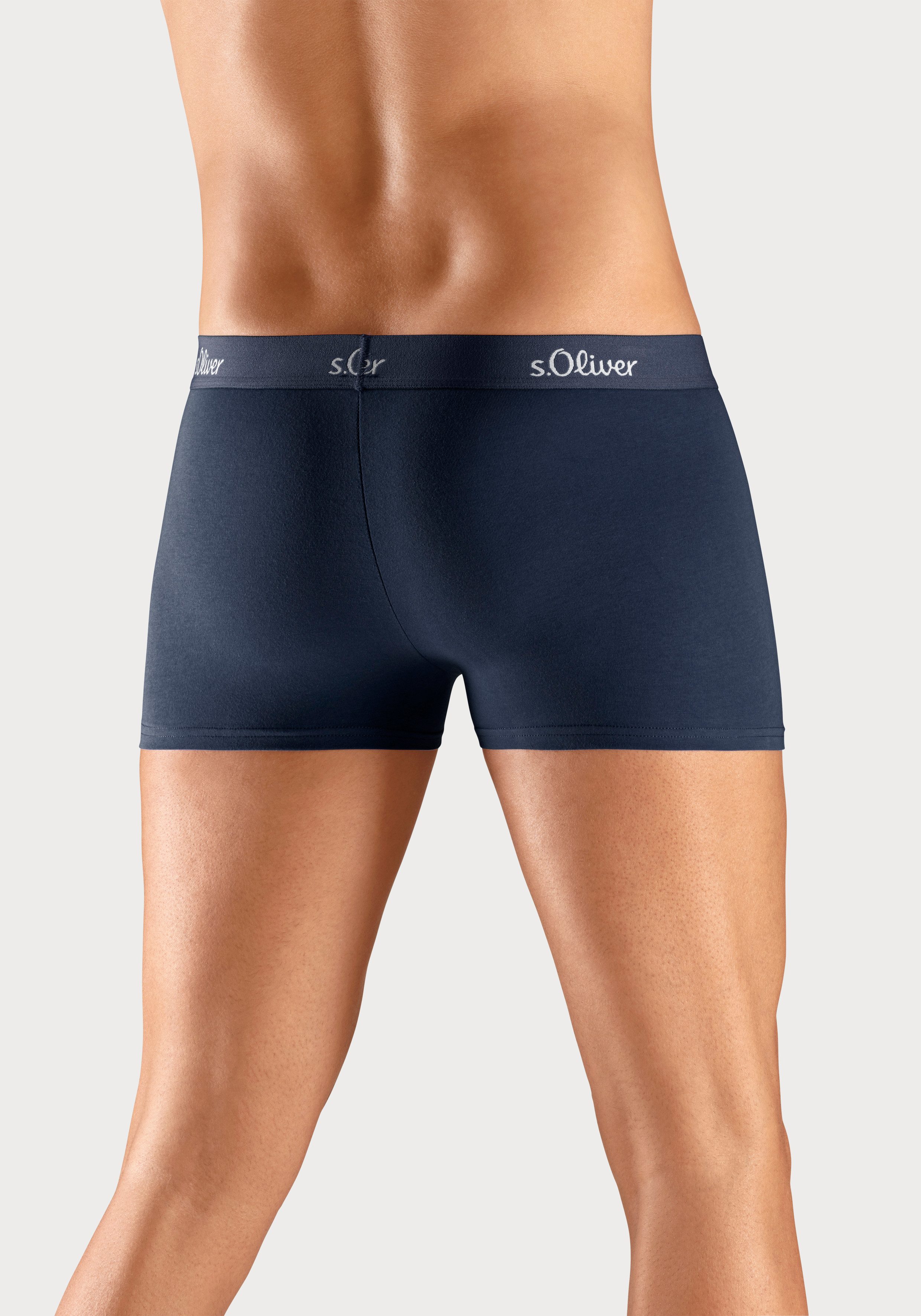 s.Oliver RED LABEL Beachwear Boxershort voor heren klassieke basis voor elke garderobe (3 stuks)