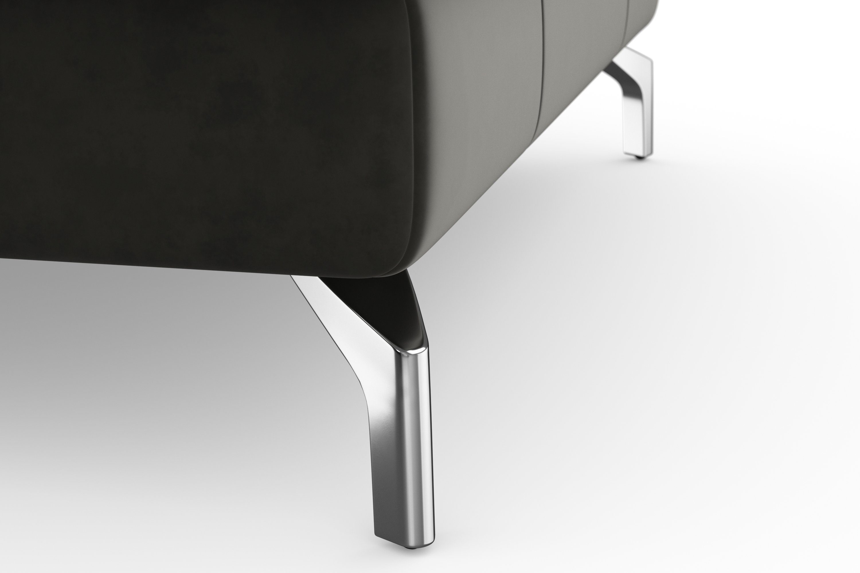 sit&more Zithoek Bendigo U-vorm inclusief zitdiepteverstelling, bodemvrijheid 12 cm, in 2 pootkleuren