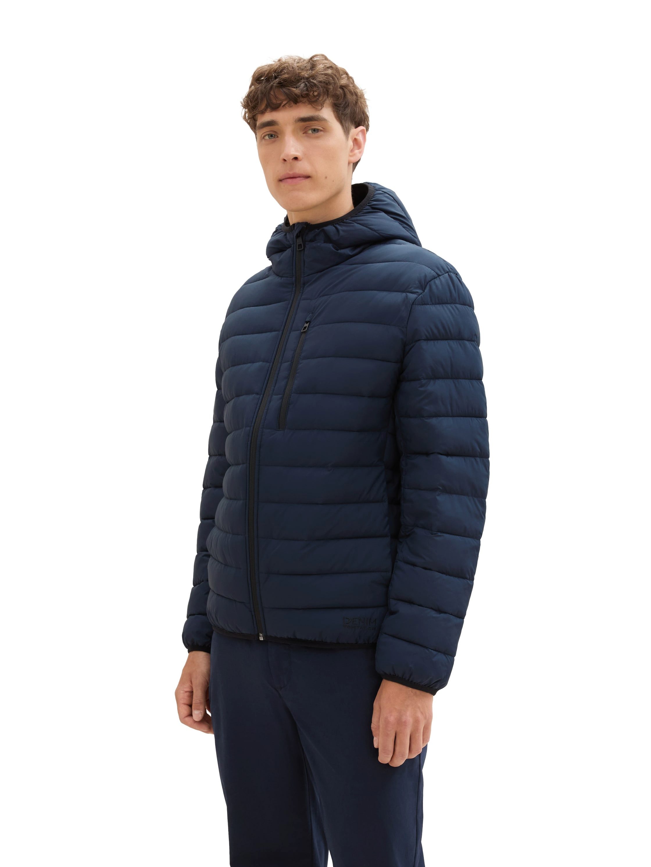 Tom Tailor Denim Gewatteerde jas met een capuchon