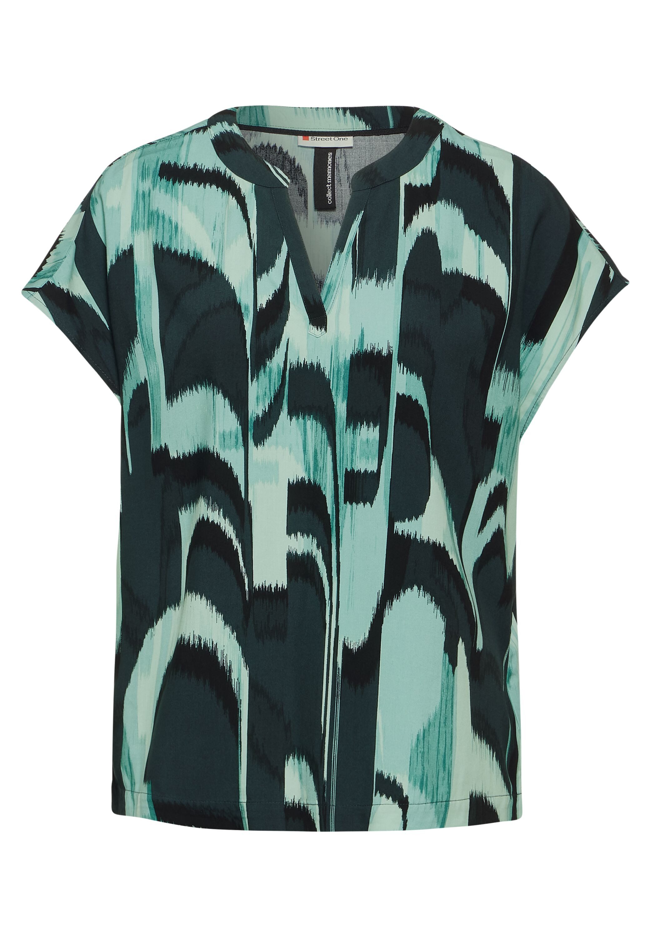 STREET ONE Gedessineerde blouse met grafisch patroon