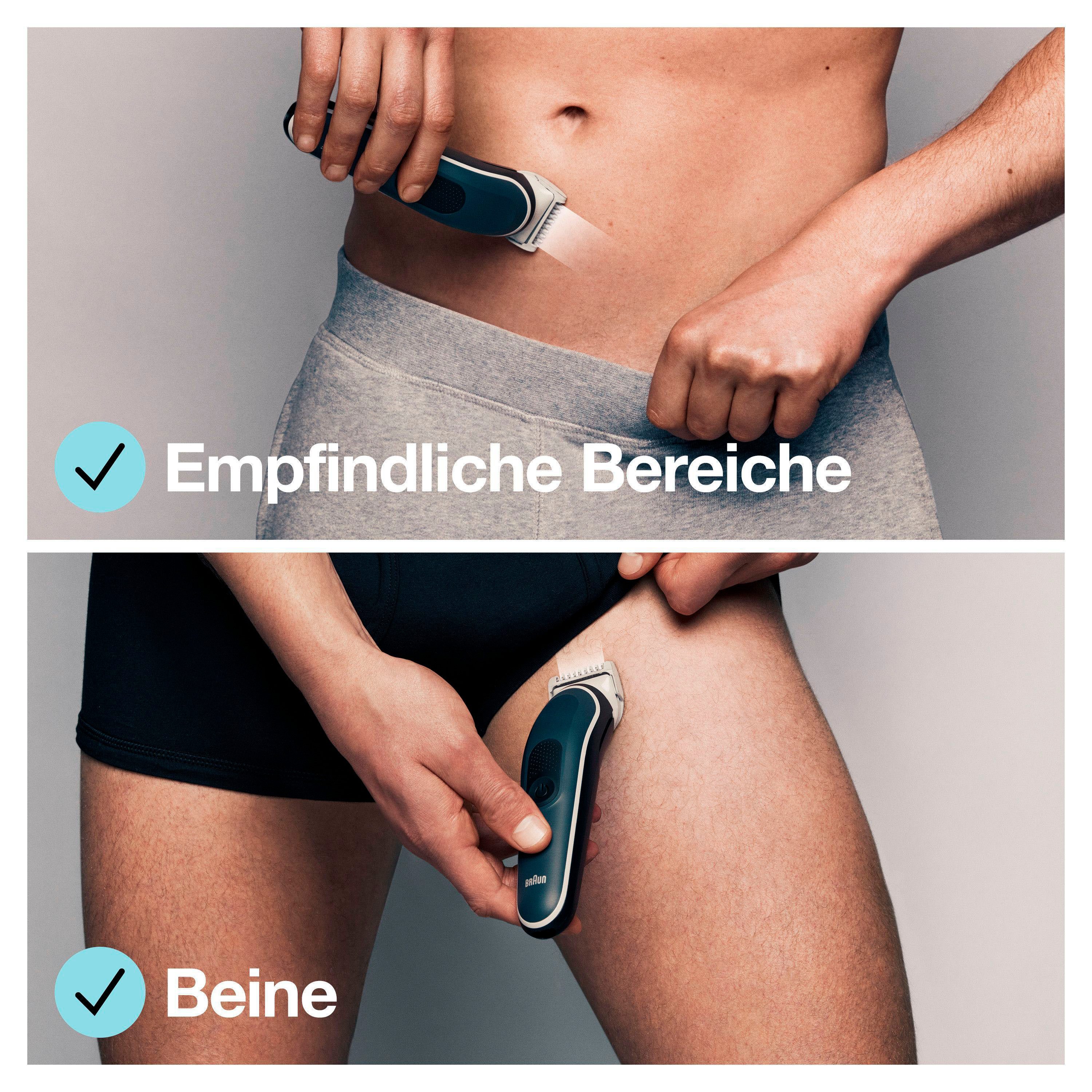 Braun Tondeuse Bodygroomer BG5350 waterdicht, 100 min. looptijd
