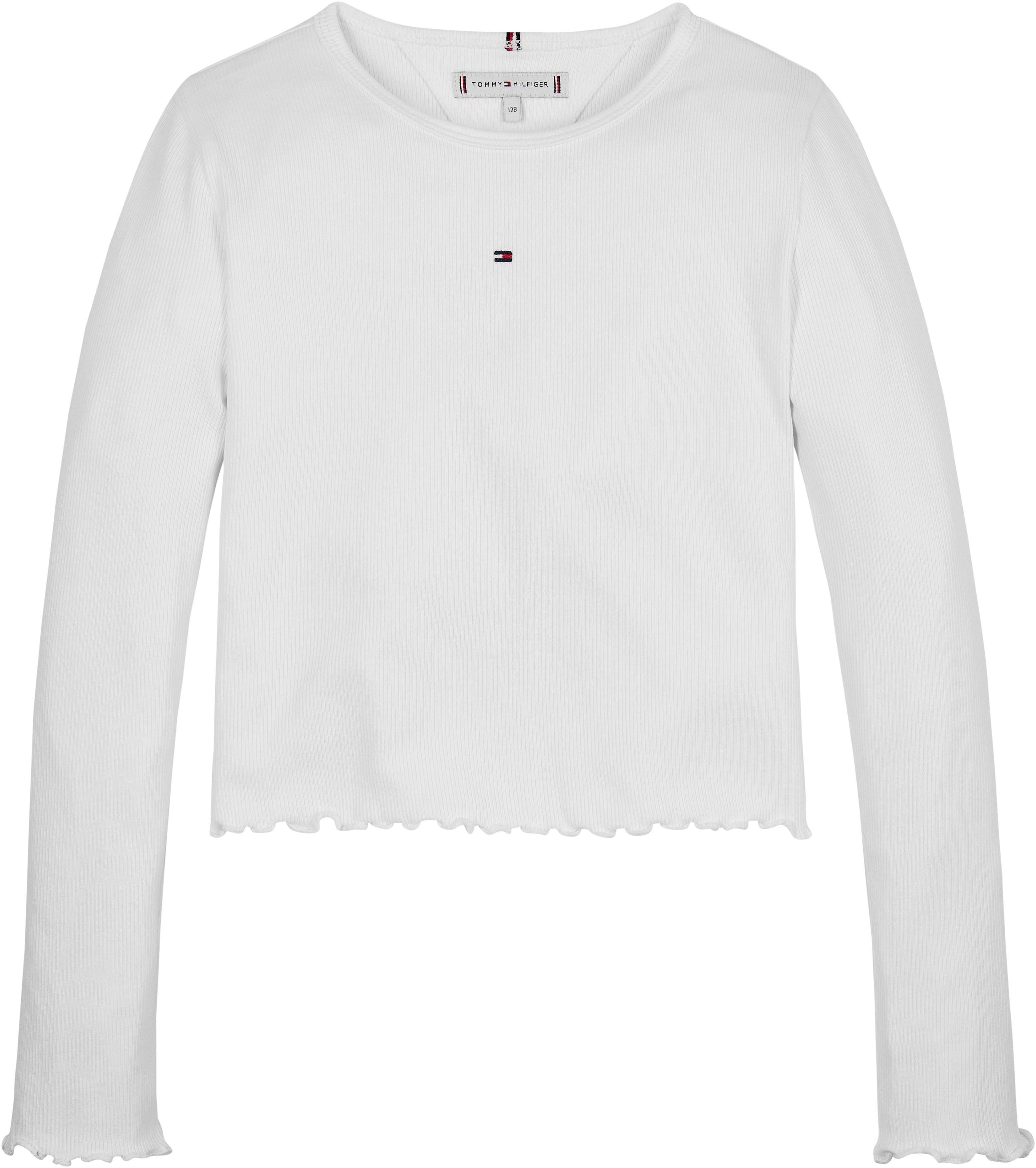 Tommy Hilfiger Shirt met lange mouwen ESSENTIAL RIB TOP L/S