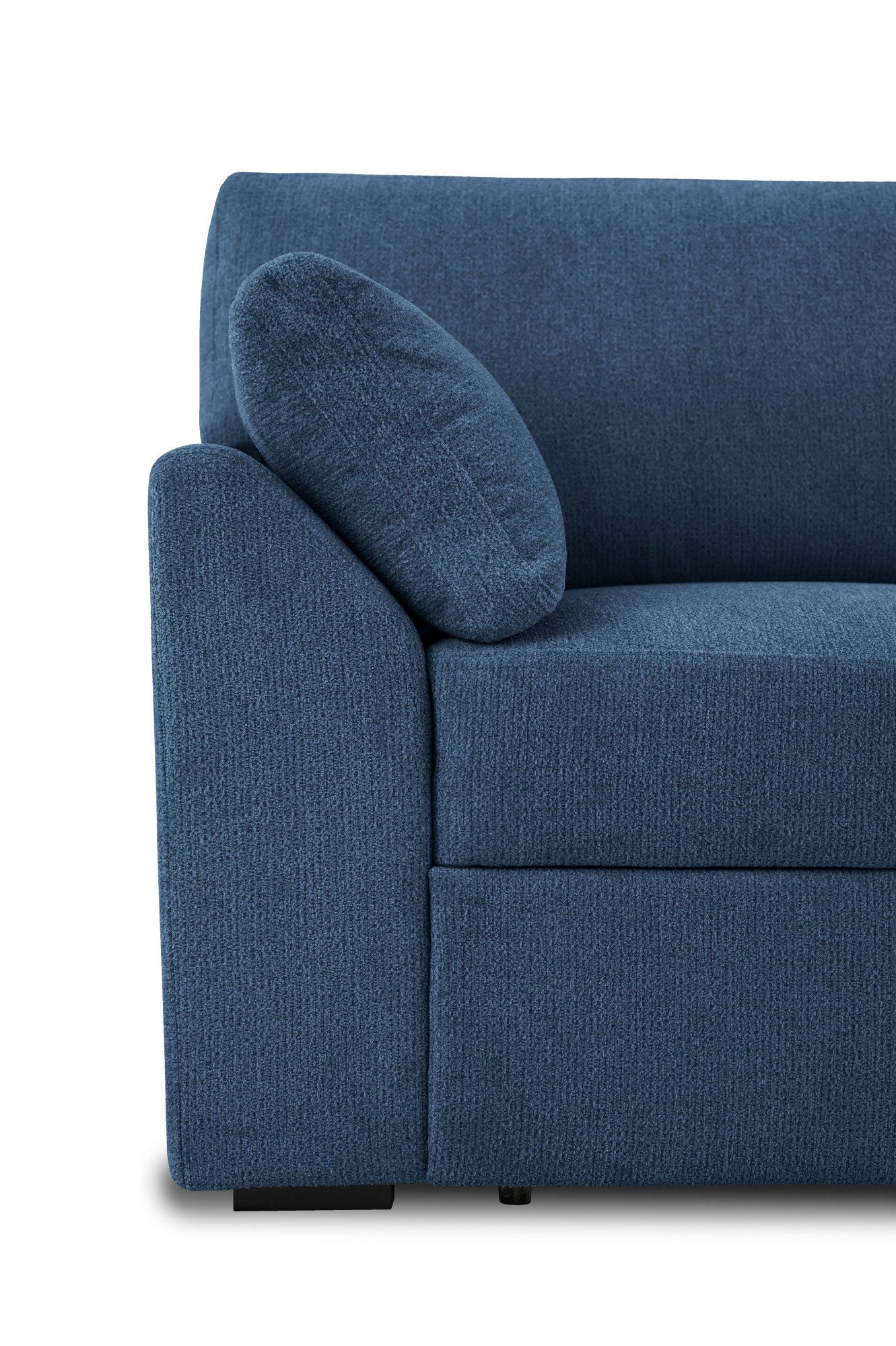 Home affaire Hoekbank Citry Breedte 242 cm, chenille, bedfunctie, bedlade, L-vorm