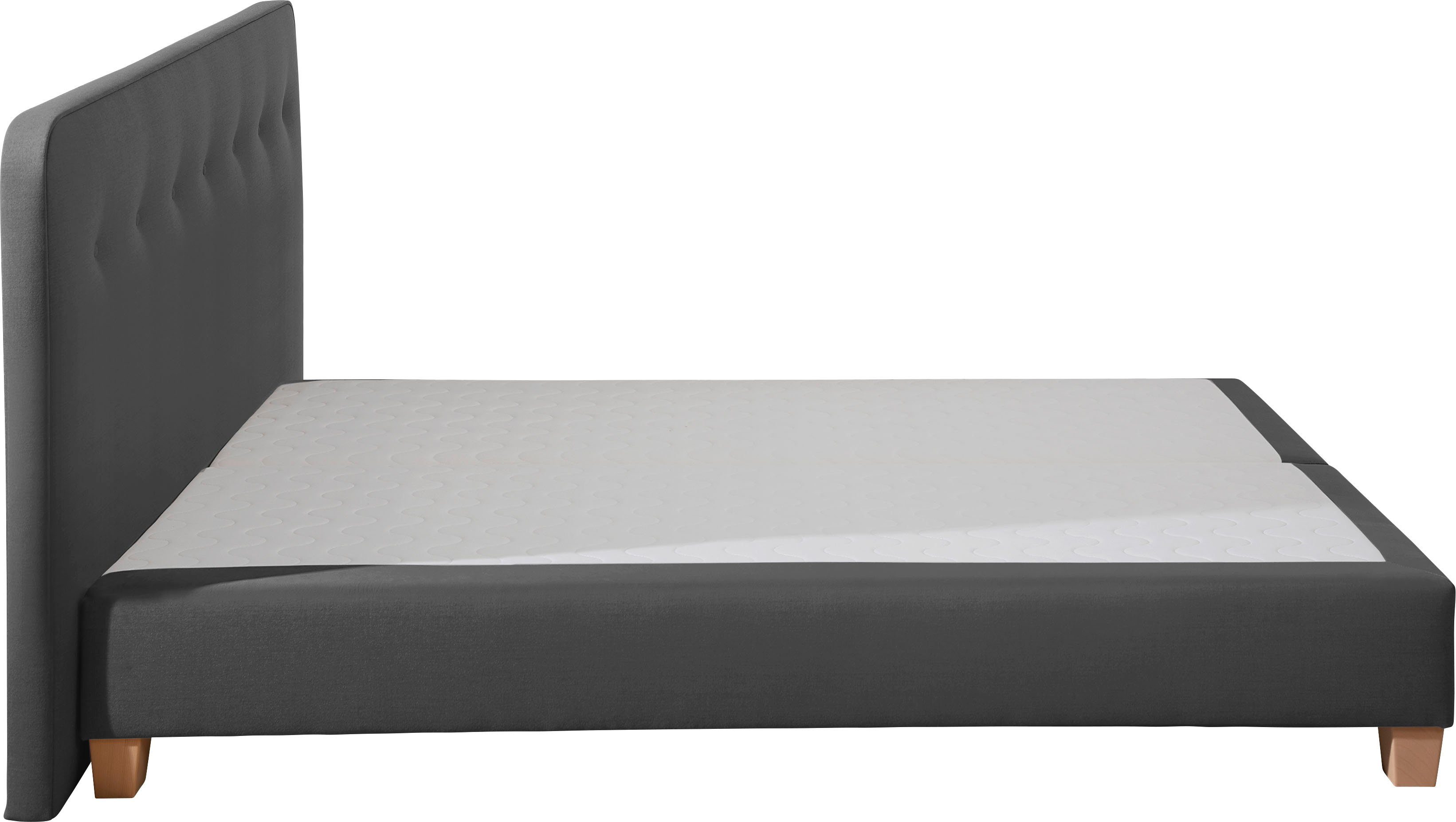 Home affaire Boxspring Fargo in extra lang 220 cm, met topmatras, 3 uitvoeringen, 4, breedten