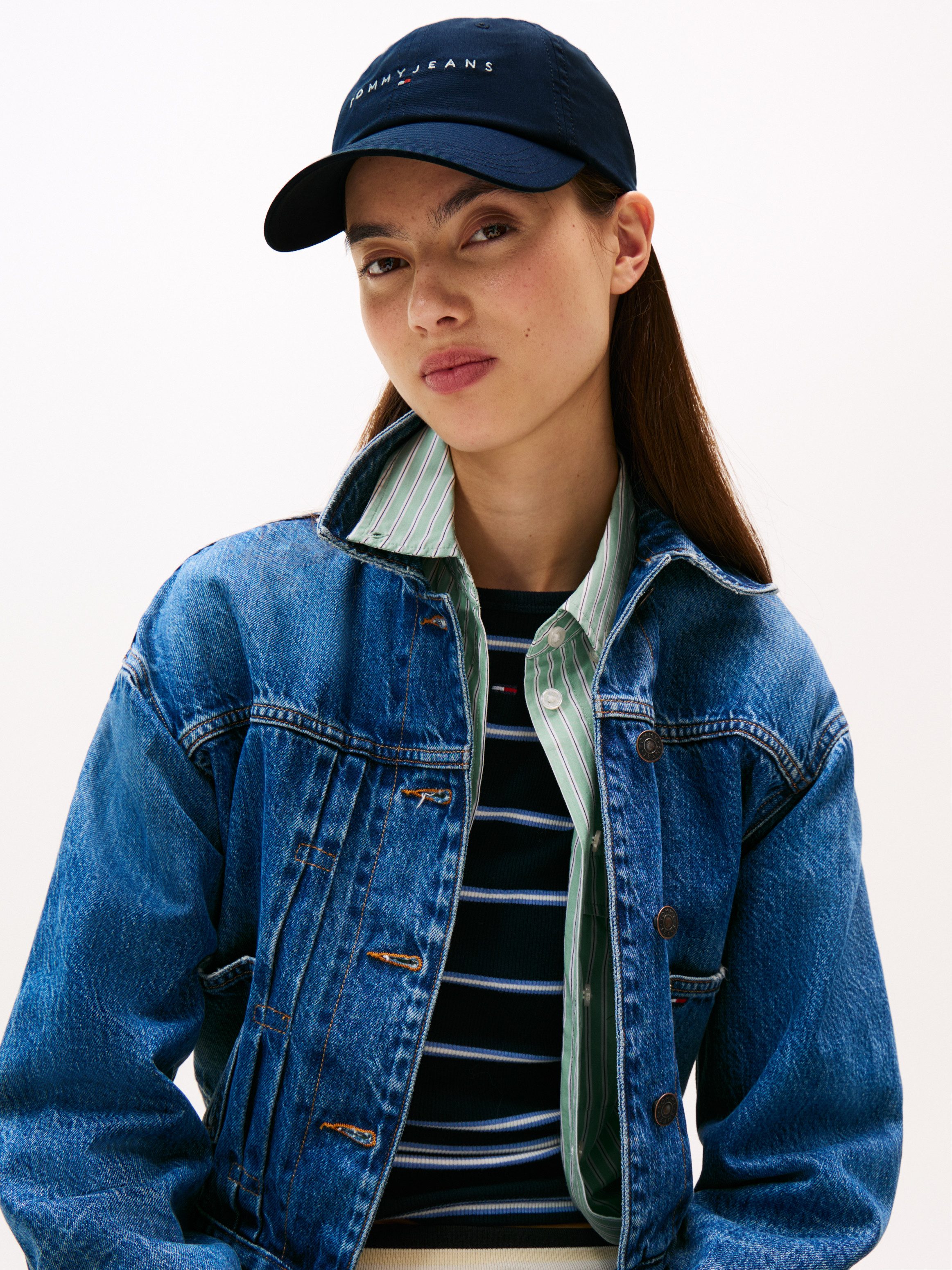 TOMMY JEANS Baseball pet TJW LINEAR LOGO 6 PANEL CAP