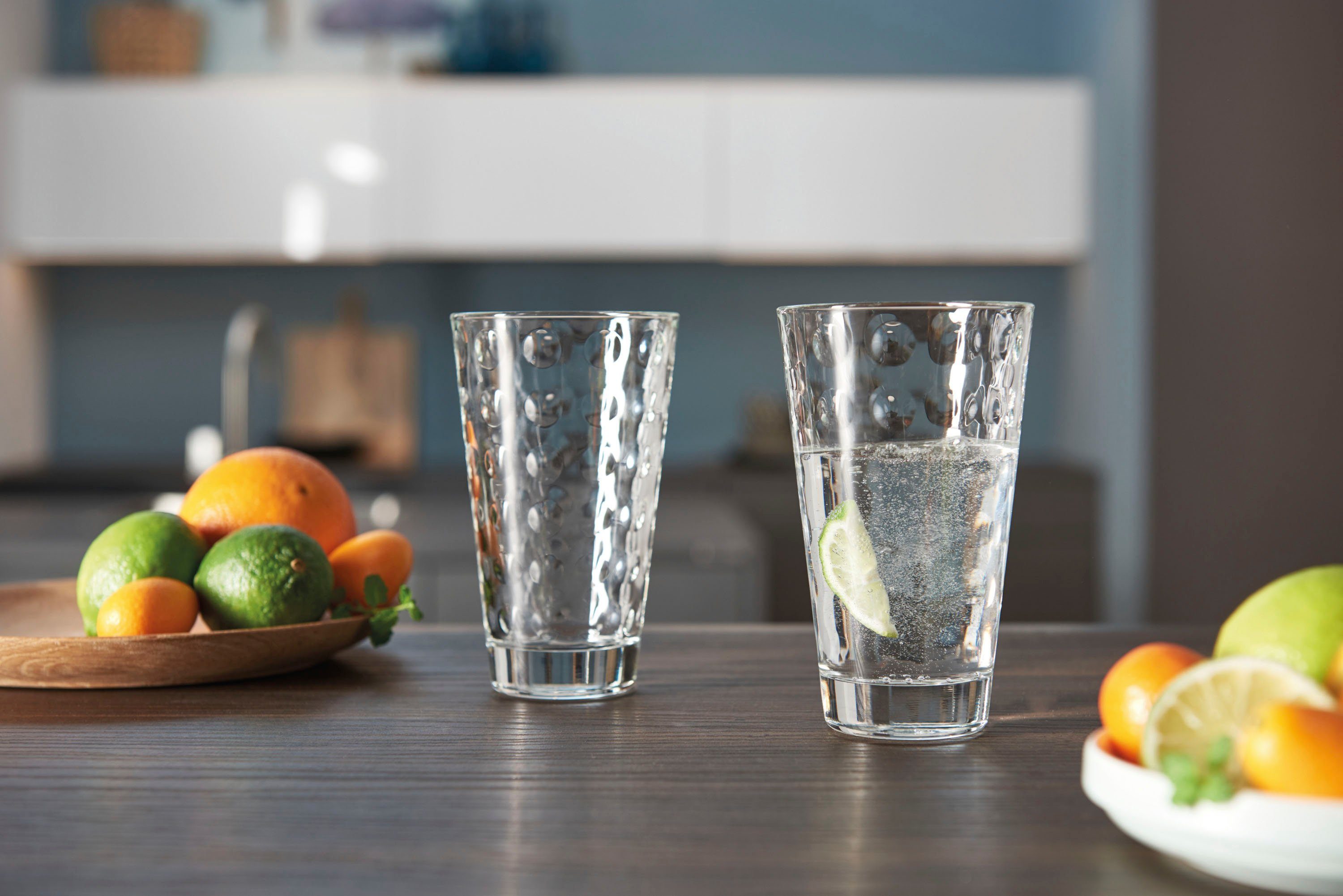 LEONARDO Longdrinkglas Optic 300 ml(set, 6-delig)
