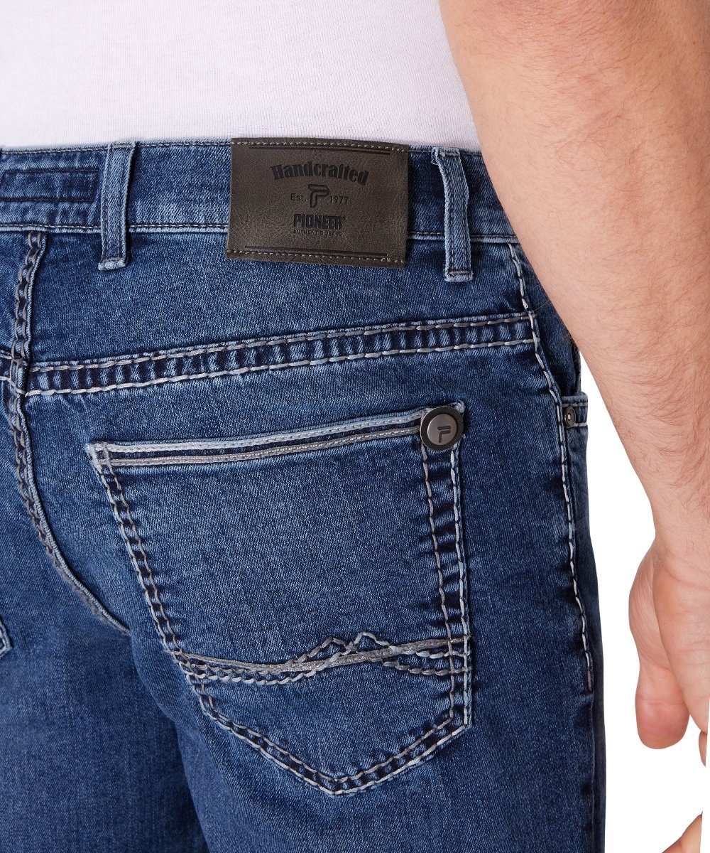 Pioneer Authentic Jeans Straight jeans Rando dikke naden
