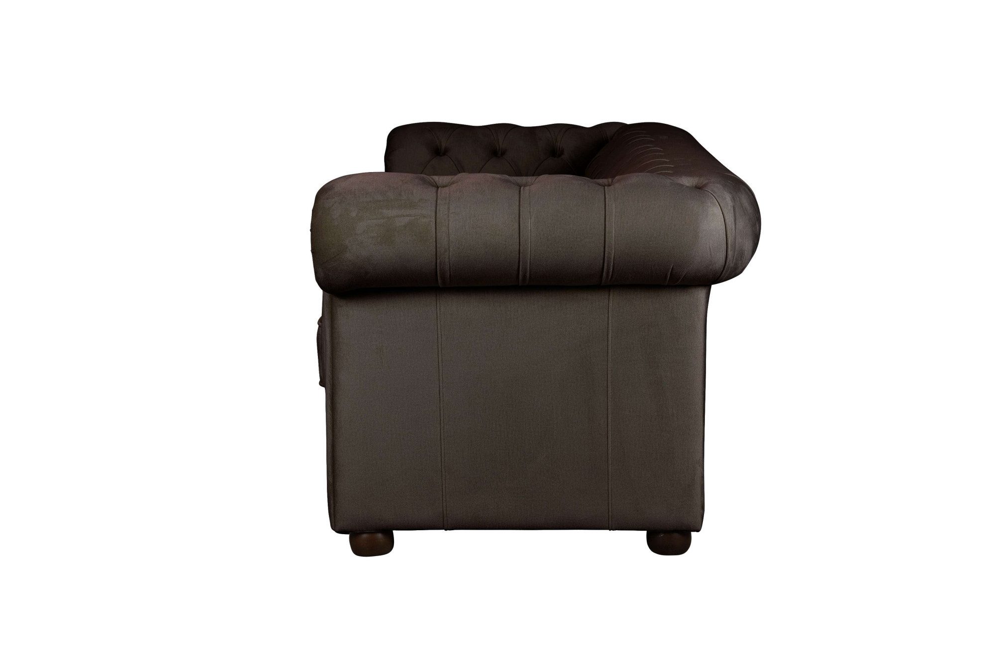 Home affaire Fauteuil CHARENTE, Chesterfield, golfsysteem, afmetingen B/D/H: 105/89/74 cm
