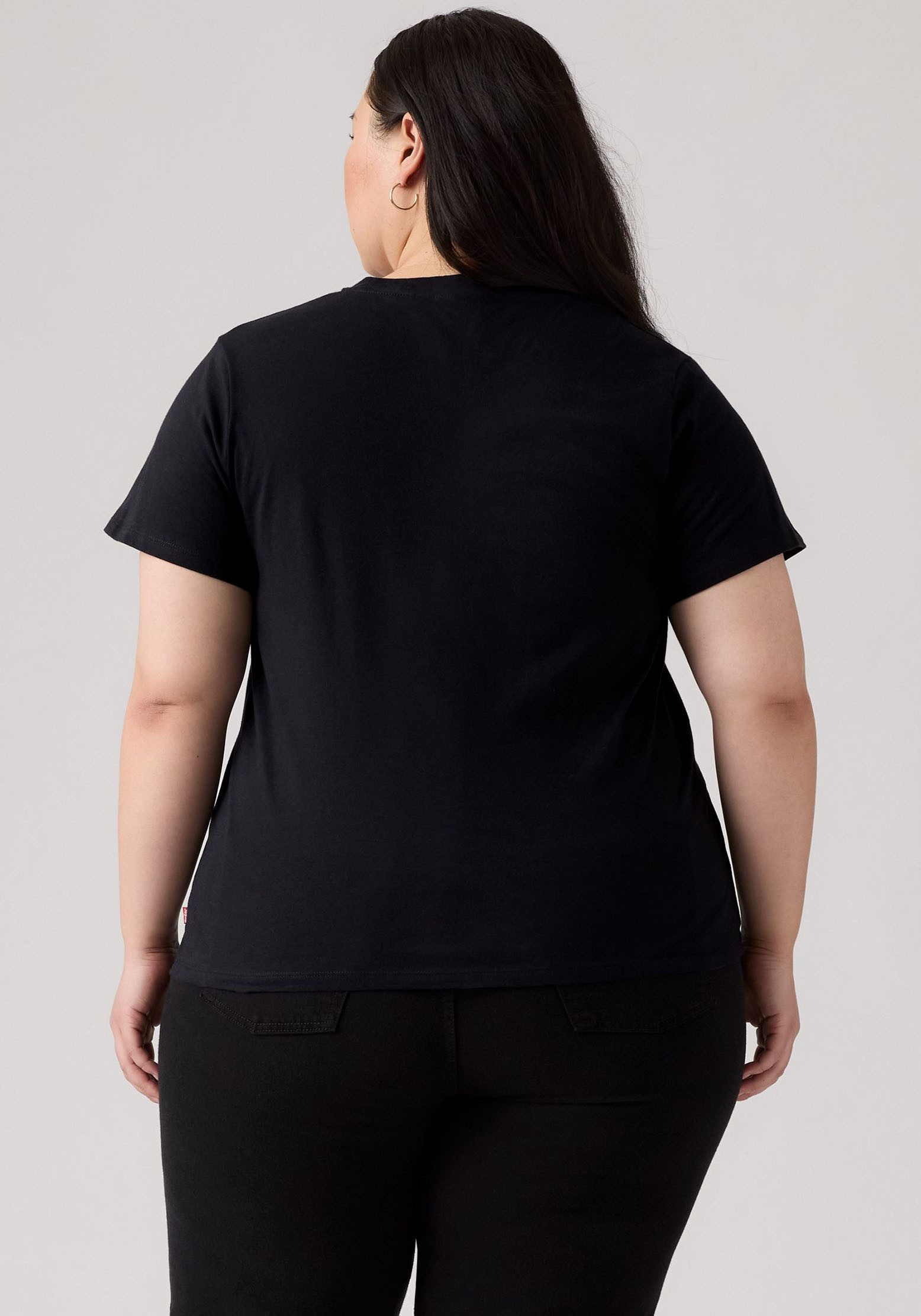 Levi's® Plus T-shirt Perfect Tee met batwing-logo