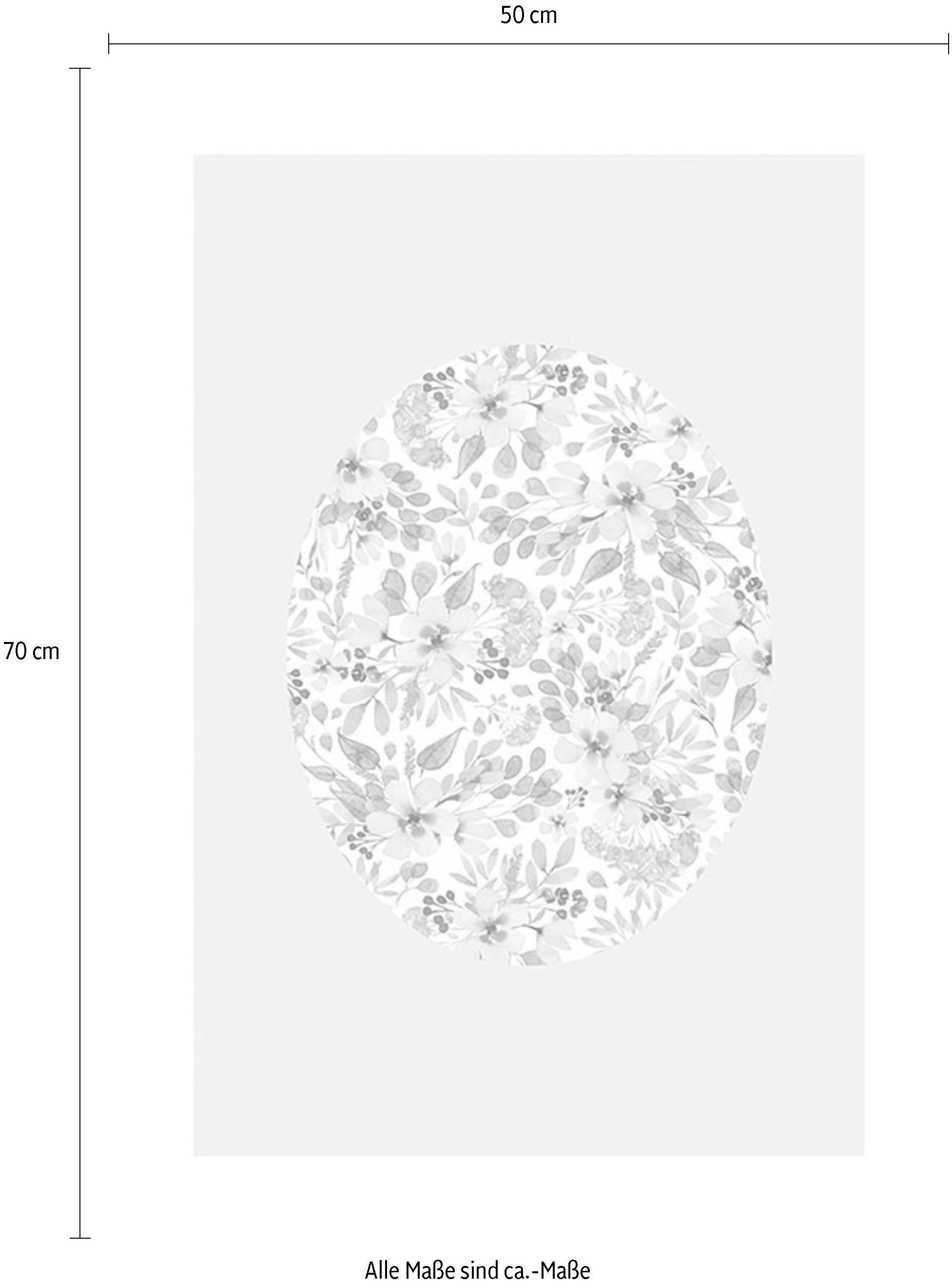 Komar Wanddecoratie Shelly Patterns Lavender Wanddecoratie - zonder lijst (1 stuk)