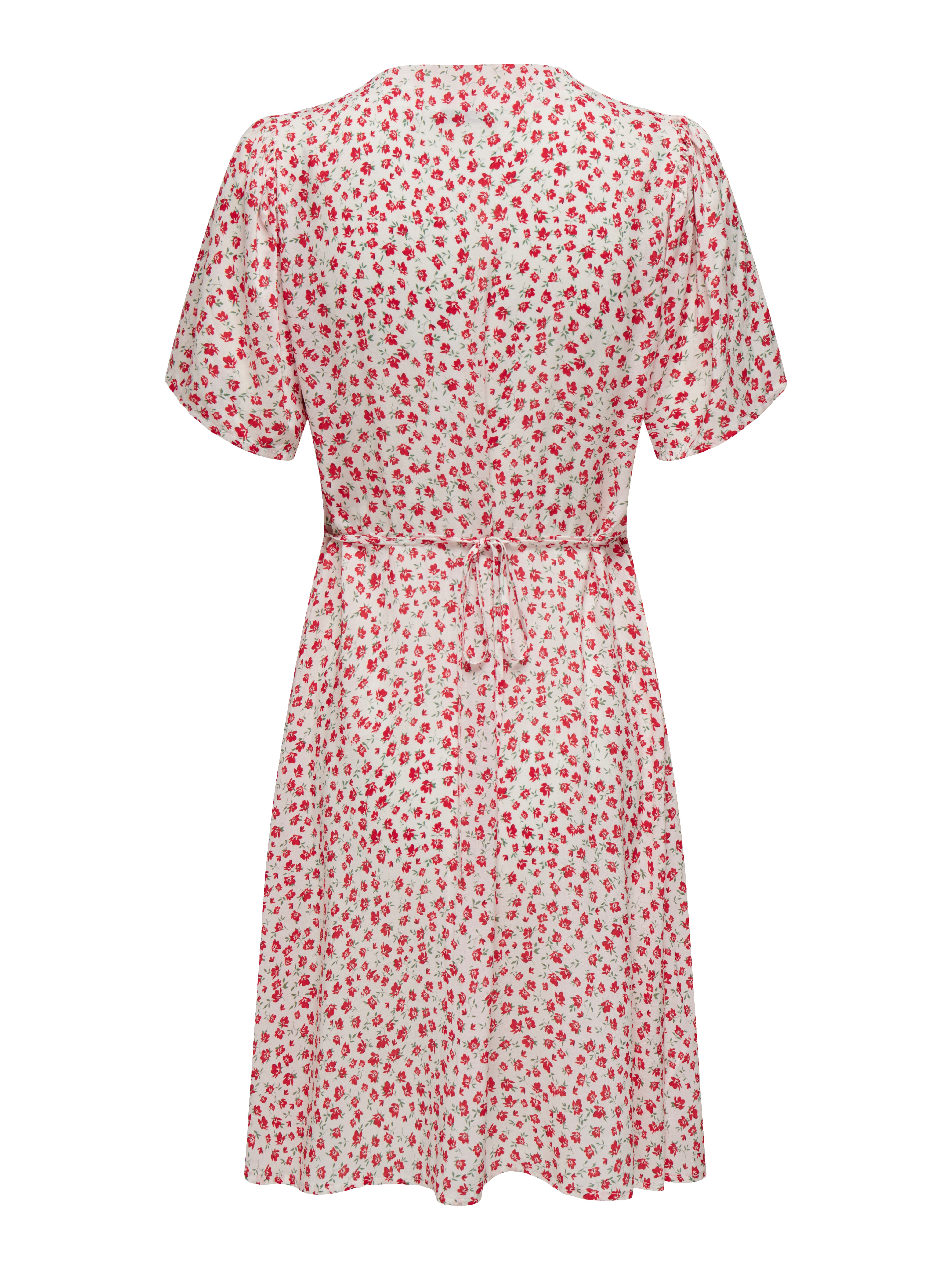 Only Mini-jurk ONLEVIDA S/S SHORT DRESS WVN NOOS