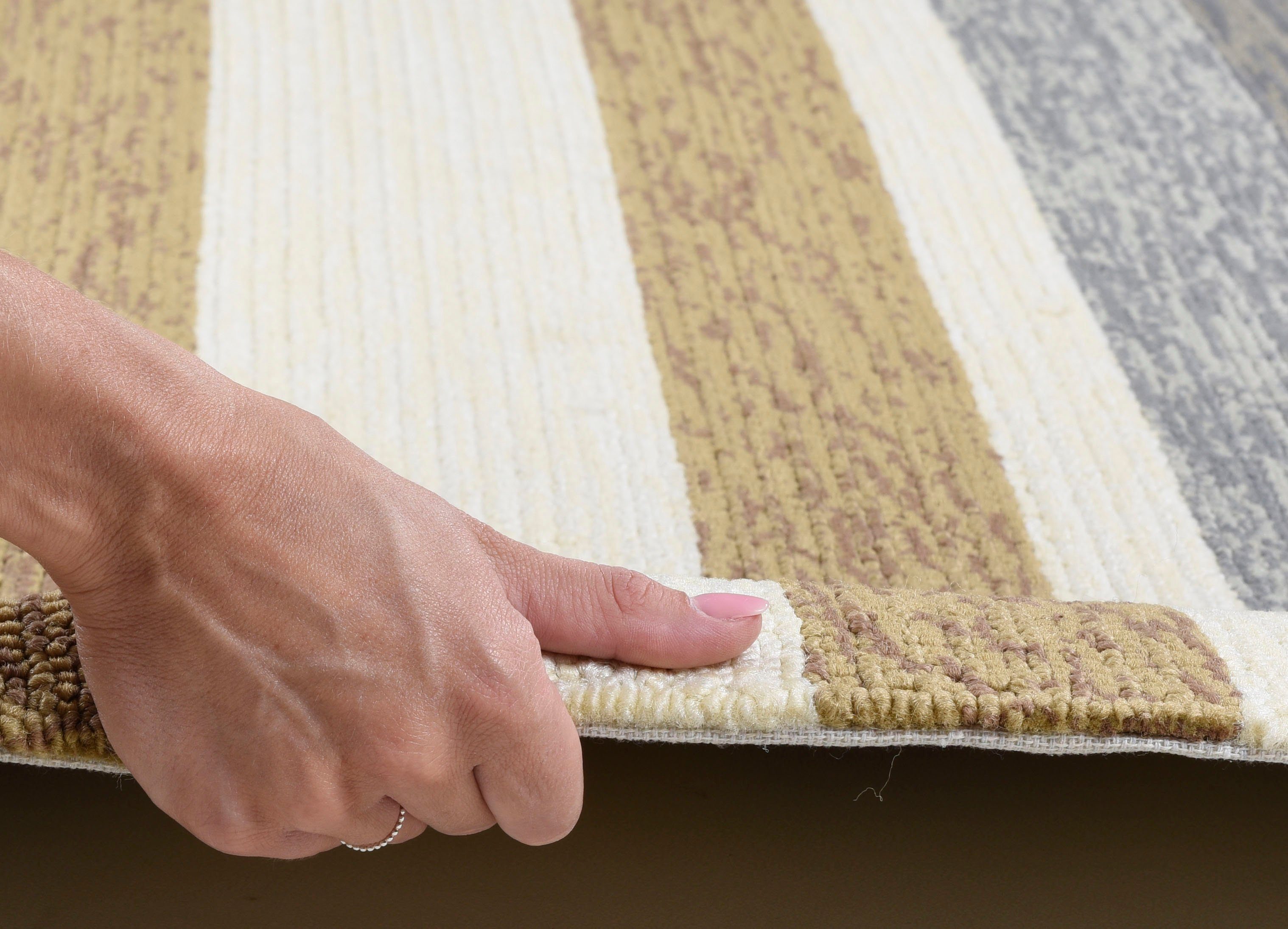 Gino Falcone Vloerkleed Rosetta-Stripes Geschikt voor binnen en buiten, woonkamer