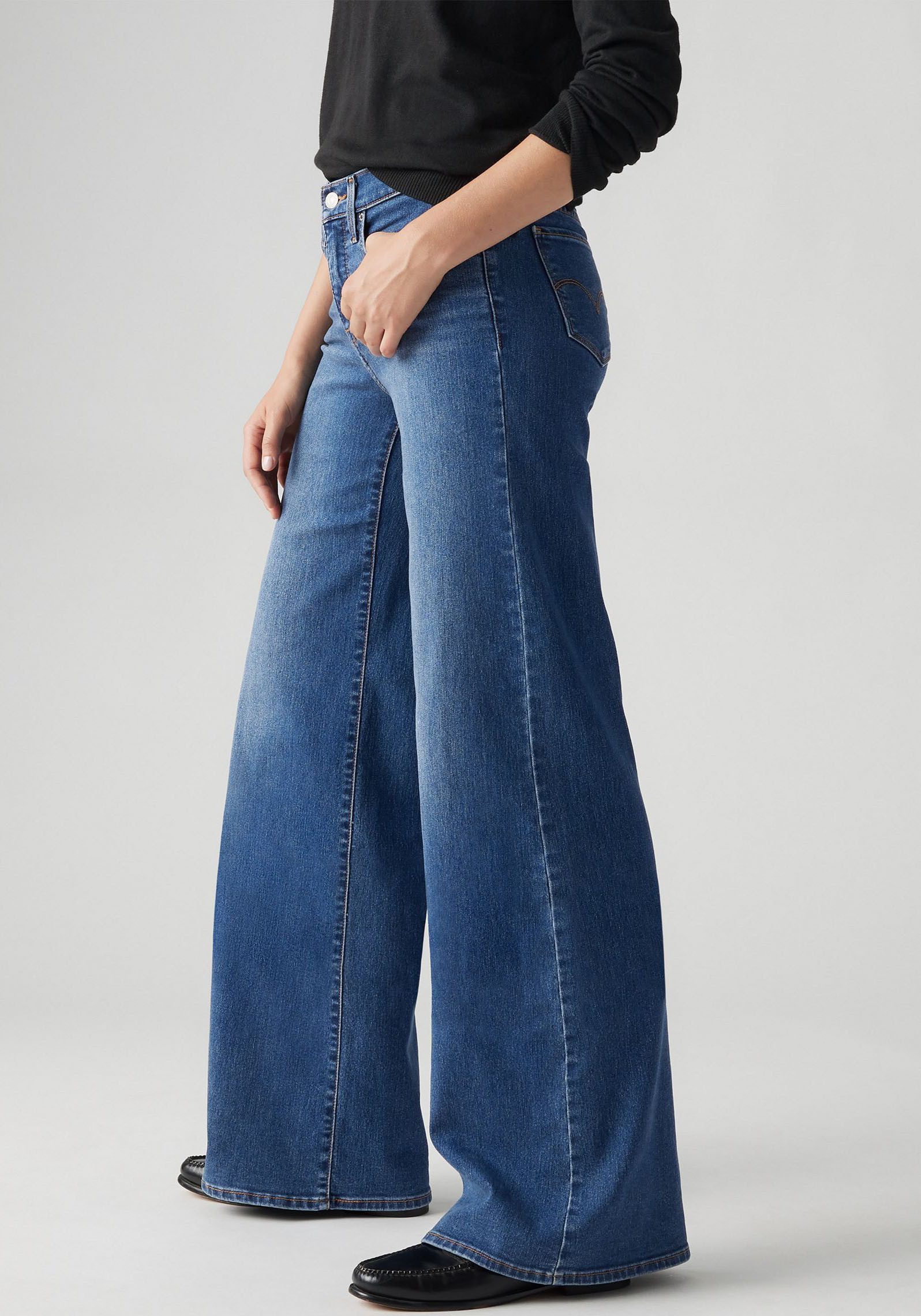 Levi's Wijde Jeans 318 SHAPING in five-pocketsstijl