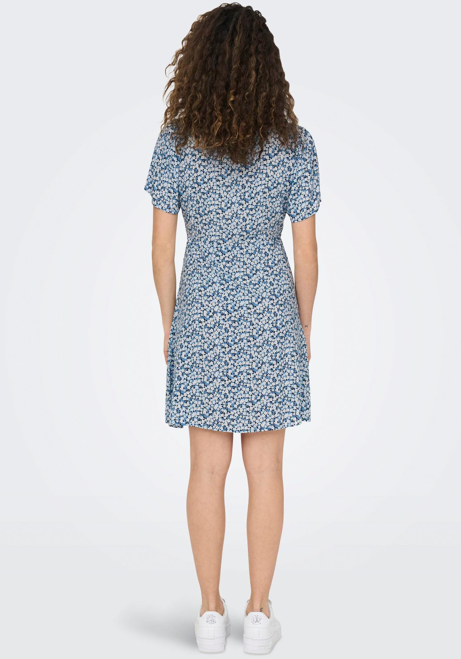 Only Mini-jurk ONLEVIDA S/S SHORT DRESS WVN NOOS