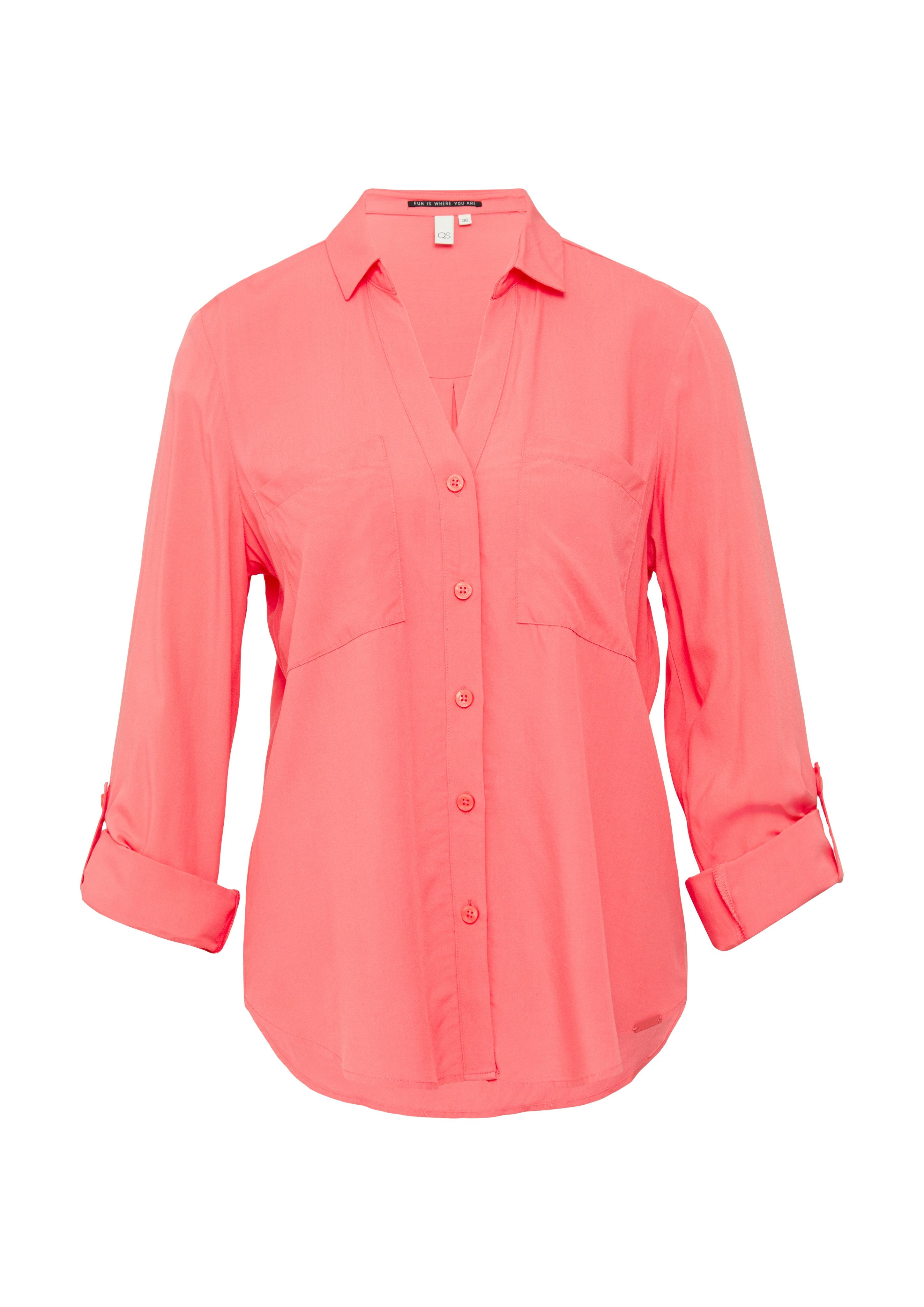Q/S designed by Overhemdblouse met turn-upmouwen, nieuwe collectie