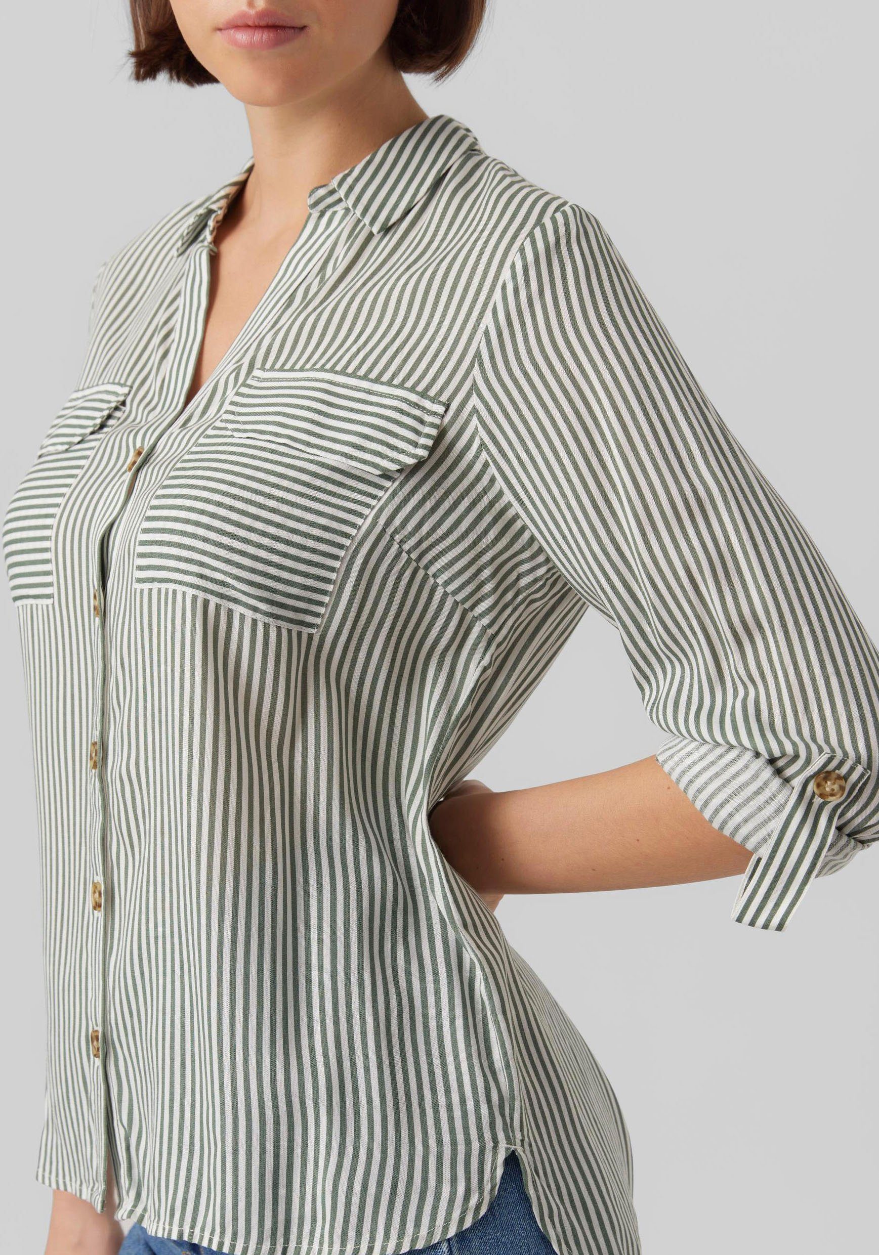 Vero Moda Overhemdblouse VMBUMPY L/S SHIRT NEW WVN GA NOOS