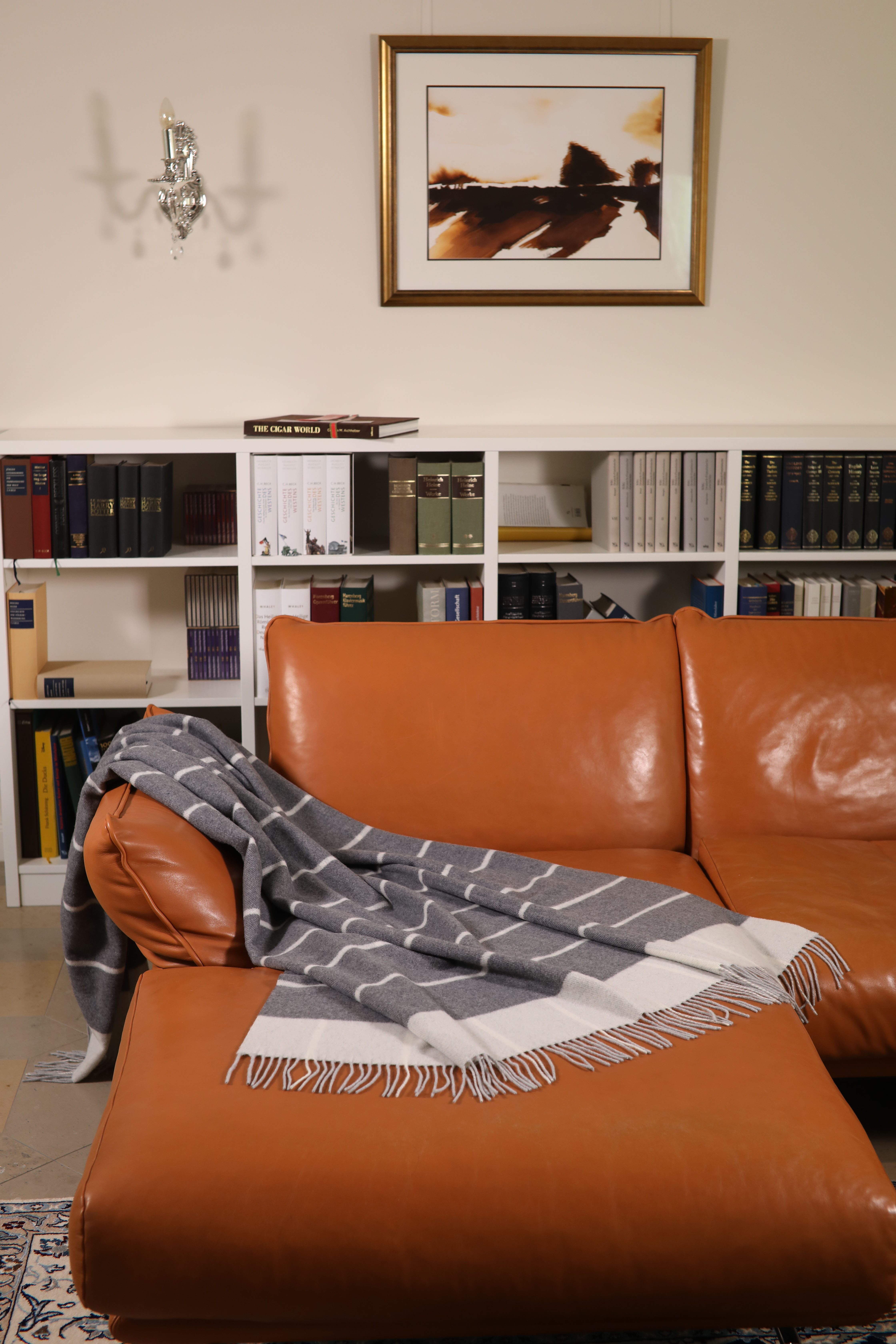 CASATEX Plaid Harry Grigio Medio elegant ontwerp, grote ruiten