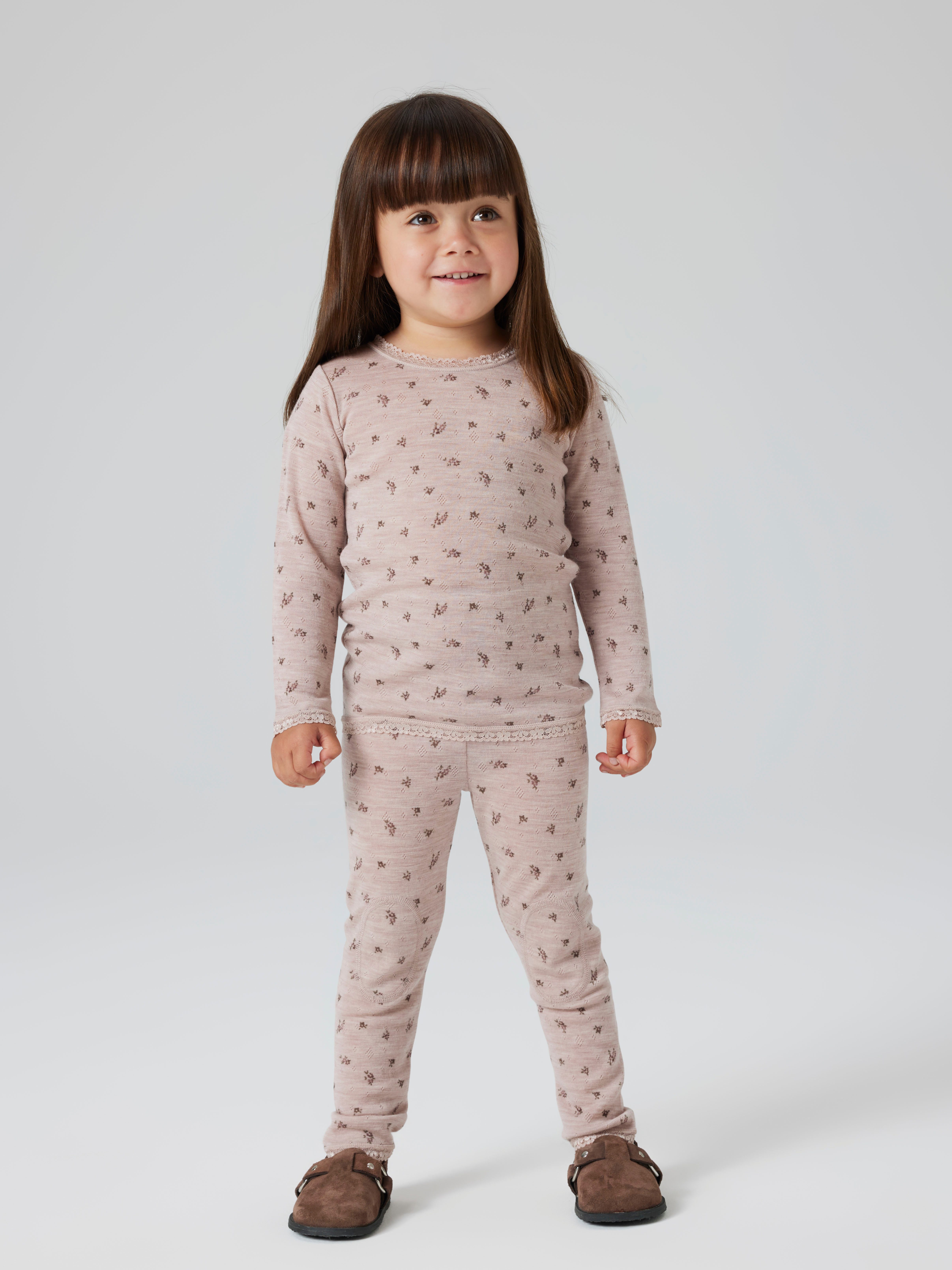 Name It Shirt met lange mouwen NMFWANG WOOL NEEDLE LS TOP NOOS