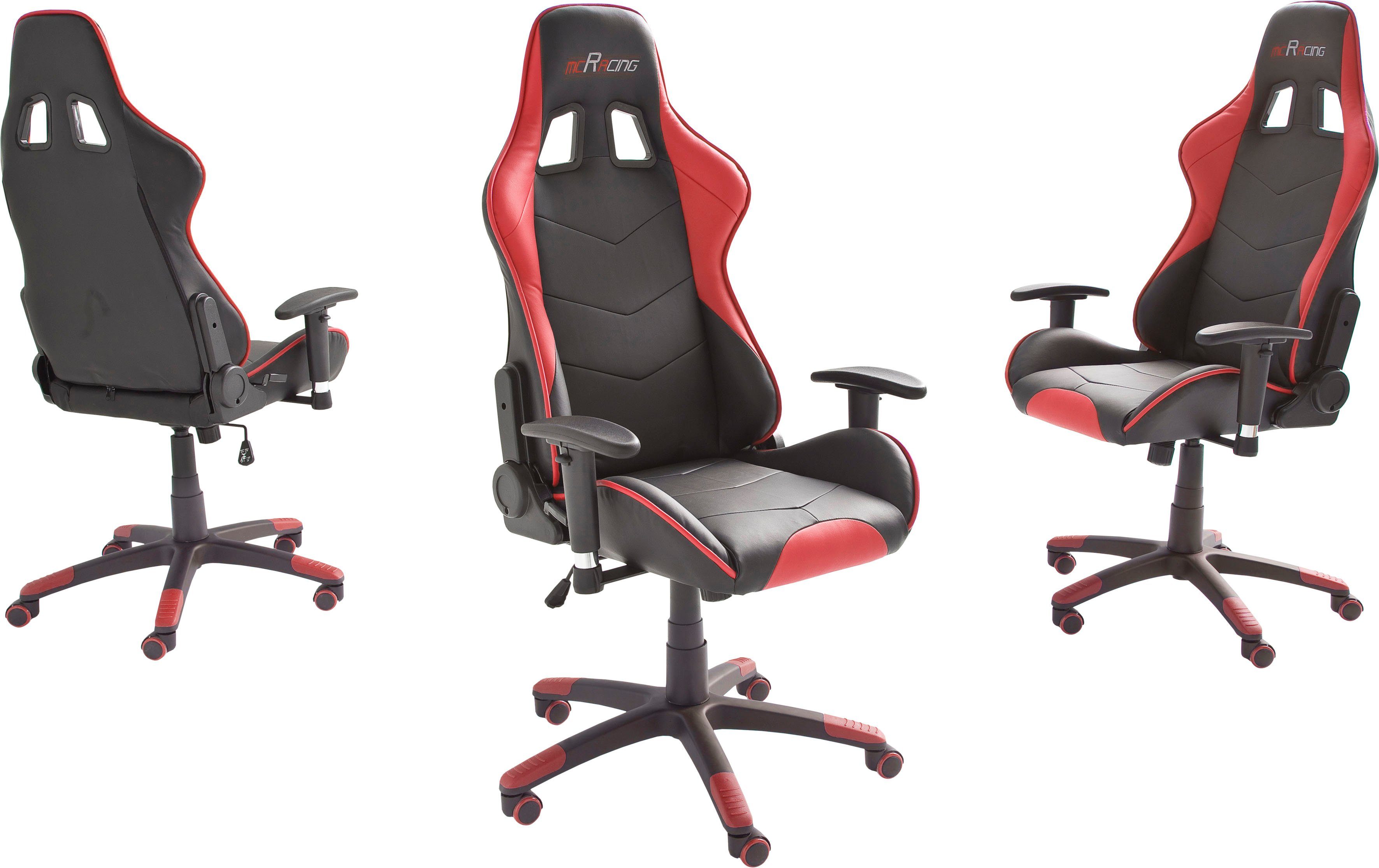 MCA furniture Gamingstoel MC Racing gaming stoel (1 stuk)
