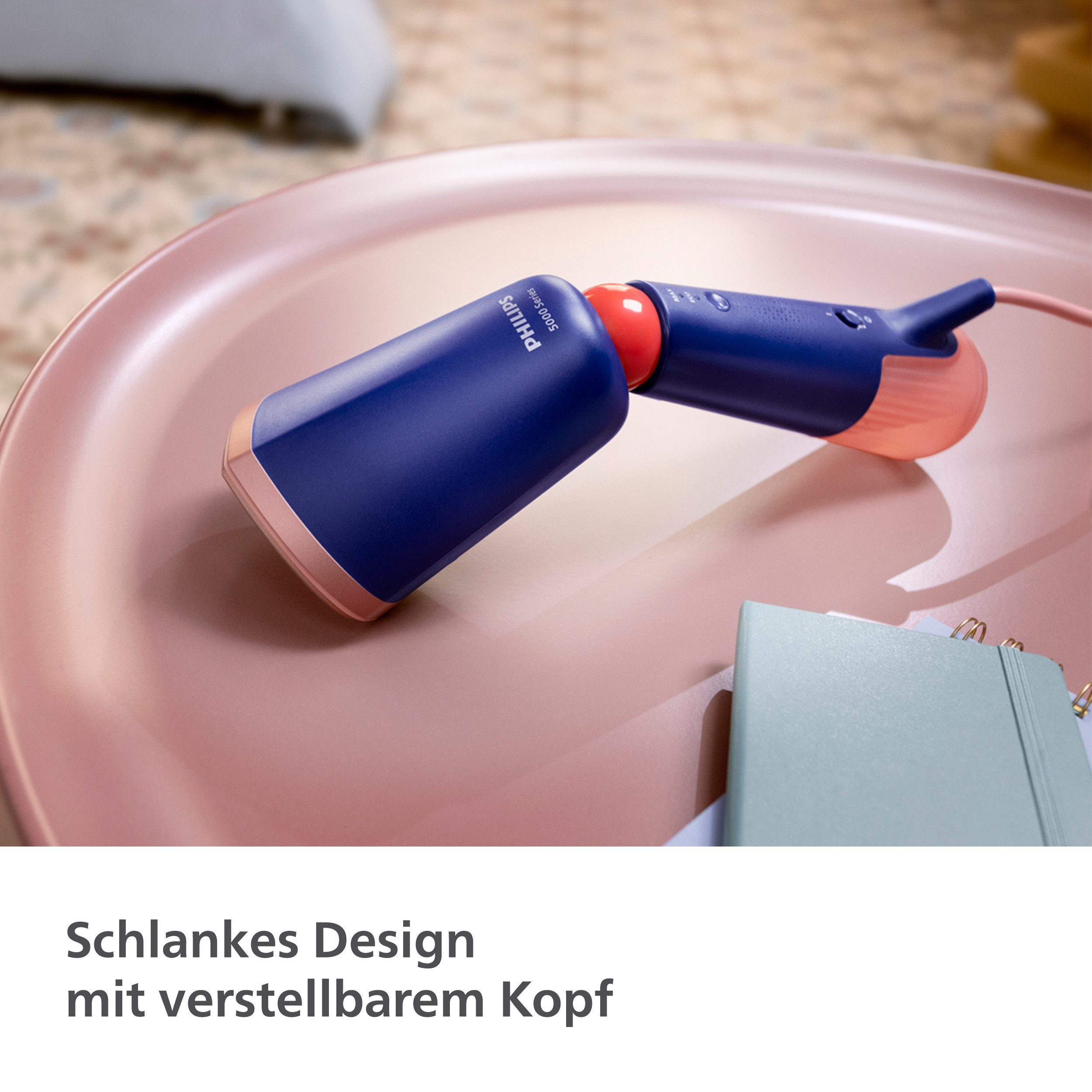 Philips Stoomborstel STH5030 "Styler", 120 ml en 200 ml Waterreservoir, Metalen Plaat