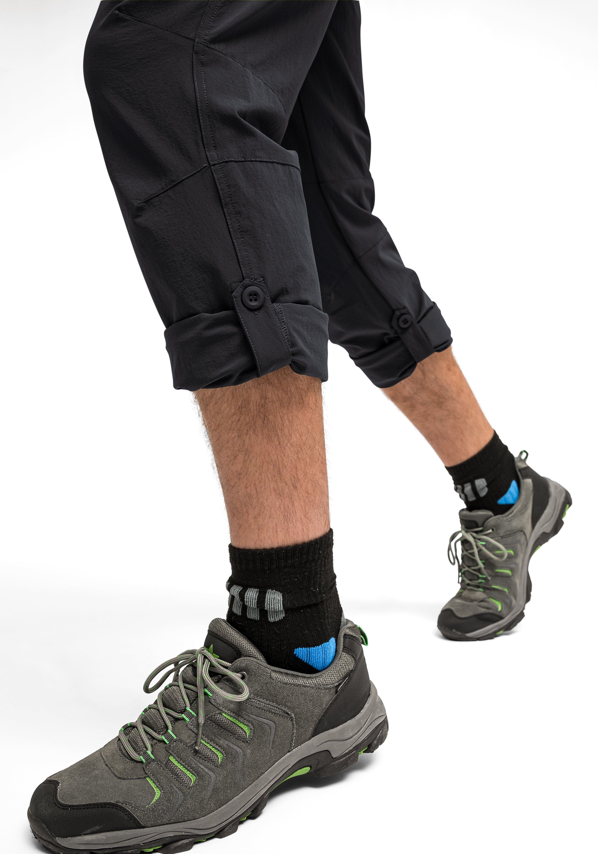 Maier Sports Functionele broek Nil Herenwandelbroek, ventilerende outdoorbroek met oprolfunctie