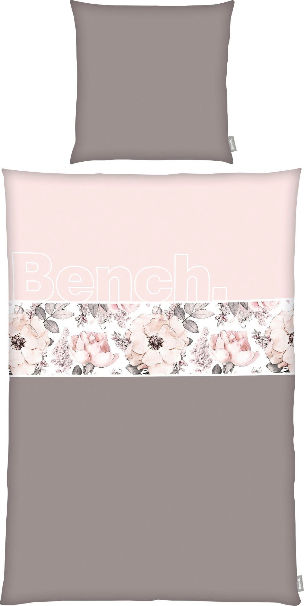 Bench. Tweezijdig te gebruiken overtrekset Bench met belettering