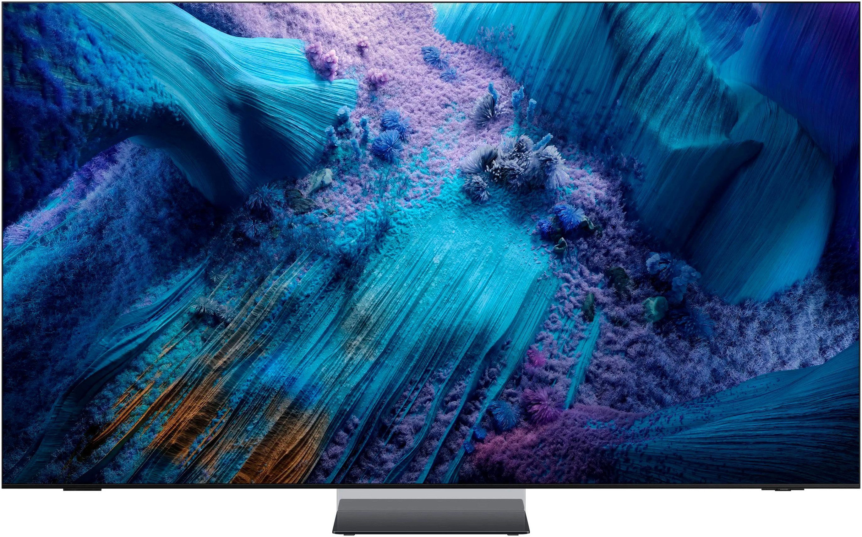 Samsung QLED-TV GQ85QN990FT QLED Mini LED-televisie, 8k ai upscaling pro & glare free, draadloze one connect box, art store