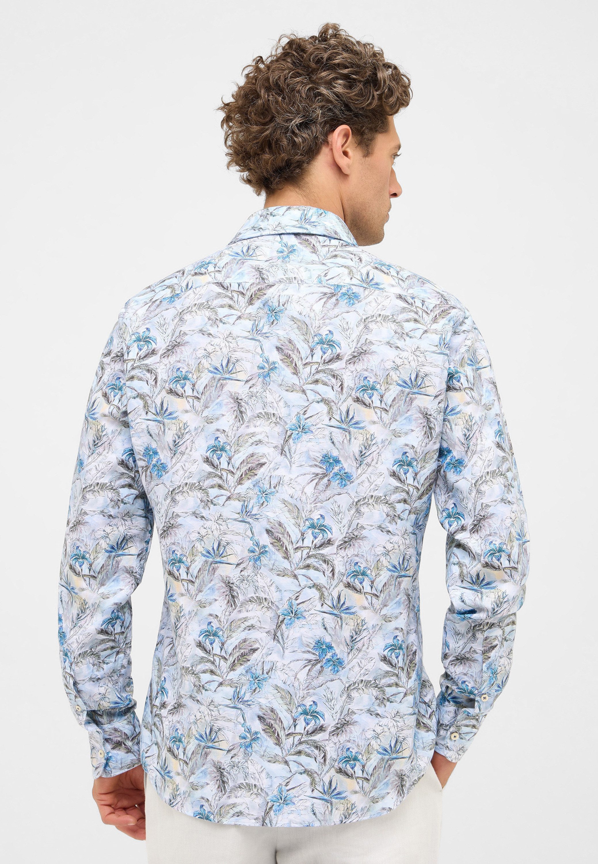 Eterna Overhemd met lange mouwen Slim fit EASY IRON (gemakkelijk te strijken)