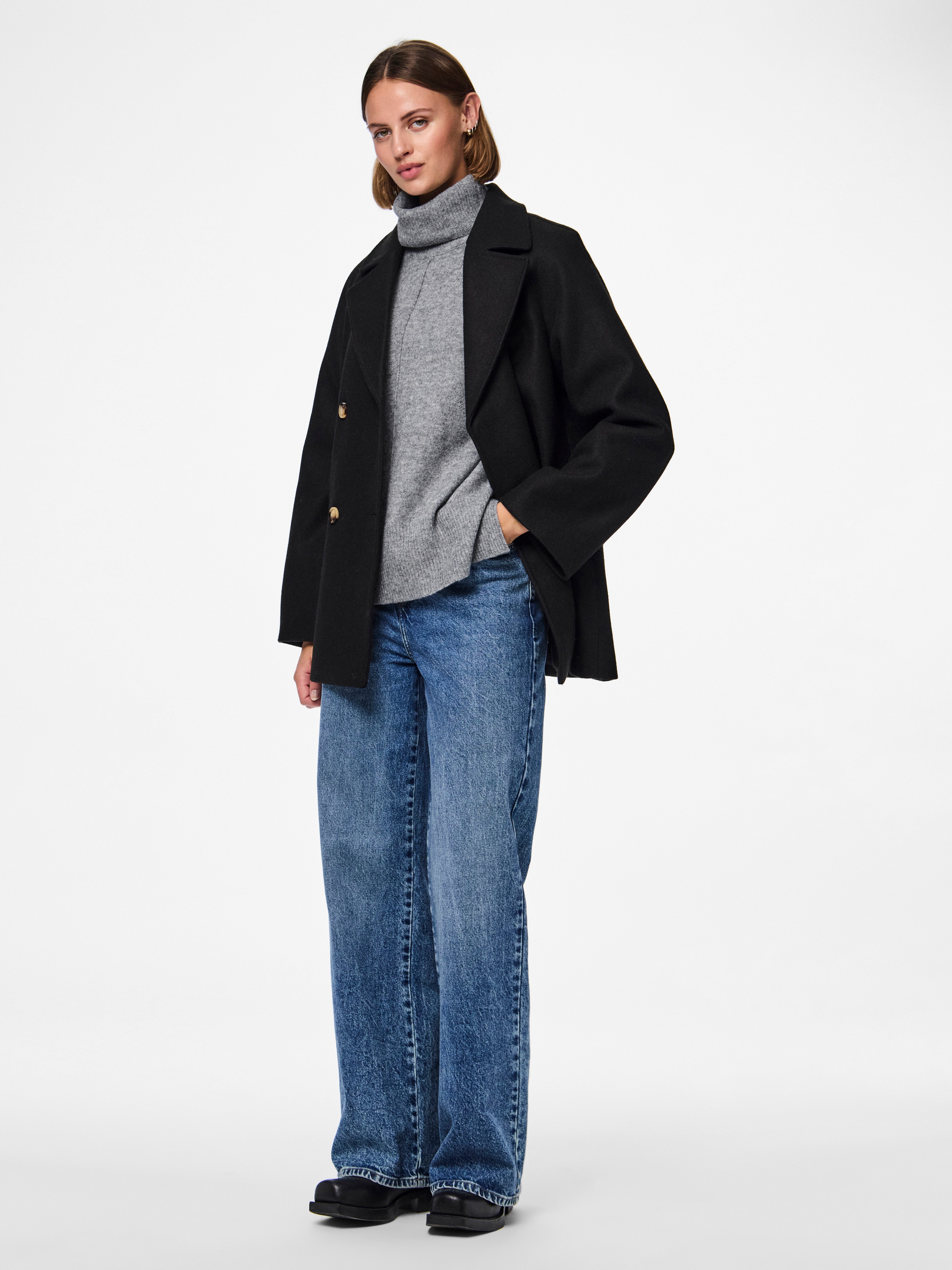 pieces Korte jas PCMARBEL COAT NOOS