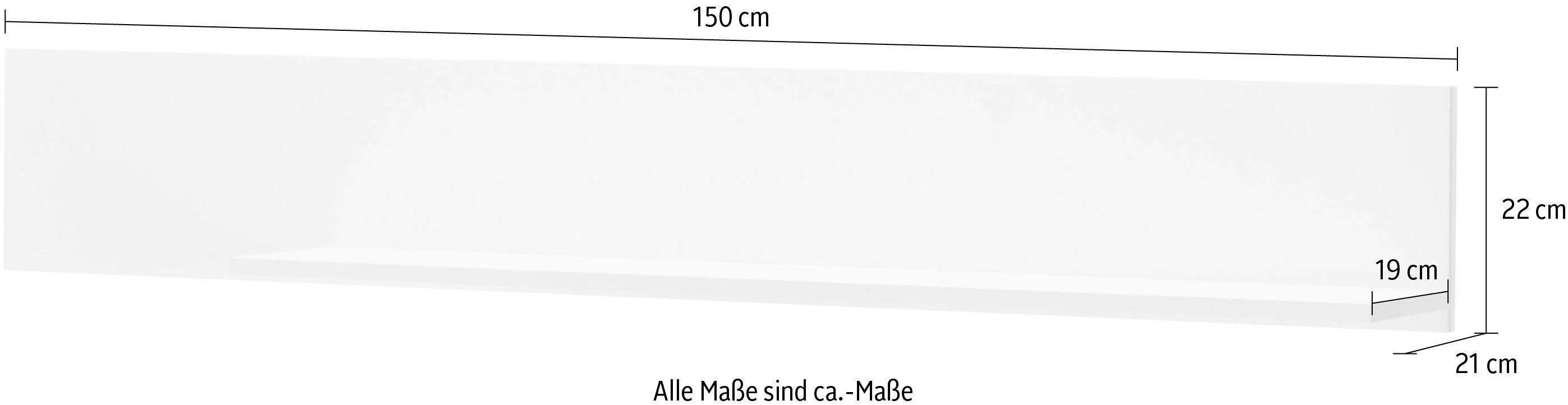 INOSIGN Wandrek Hudson in moderne trendkleur, breedte 150 cm