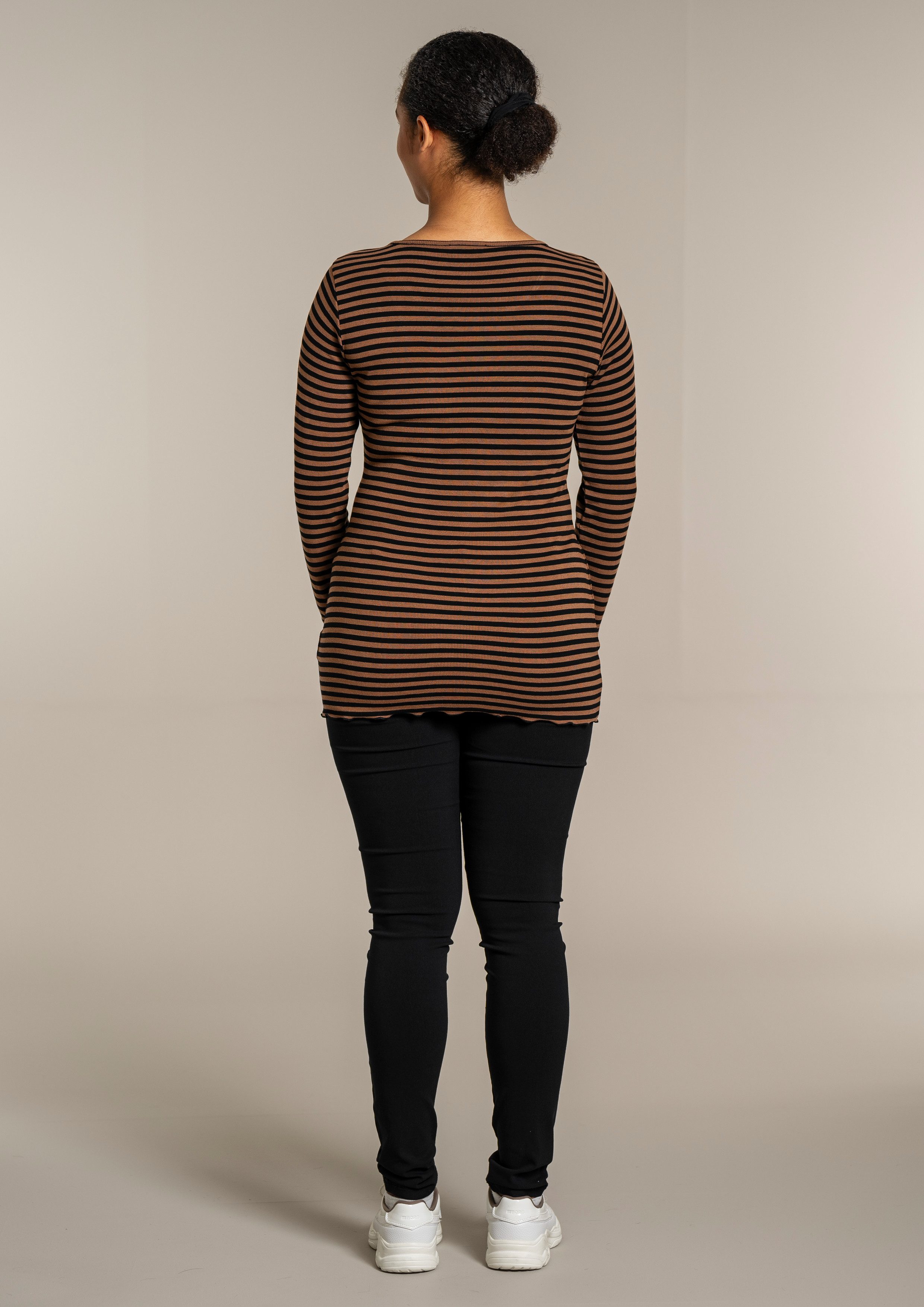 SANDGAARD Shirt met lange mouwen SG147 met gestreept patroon