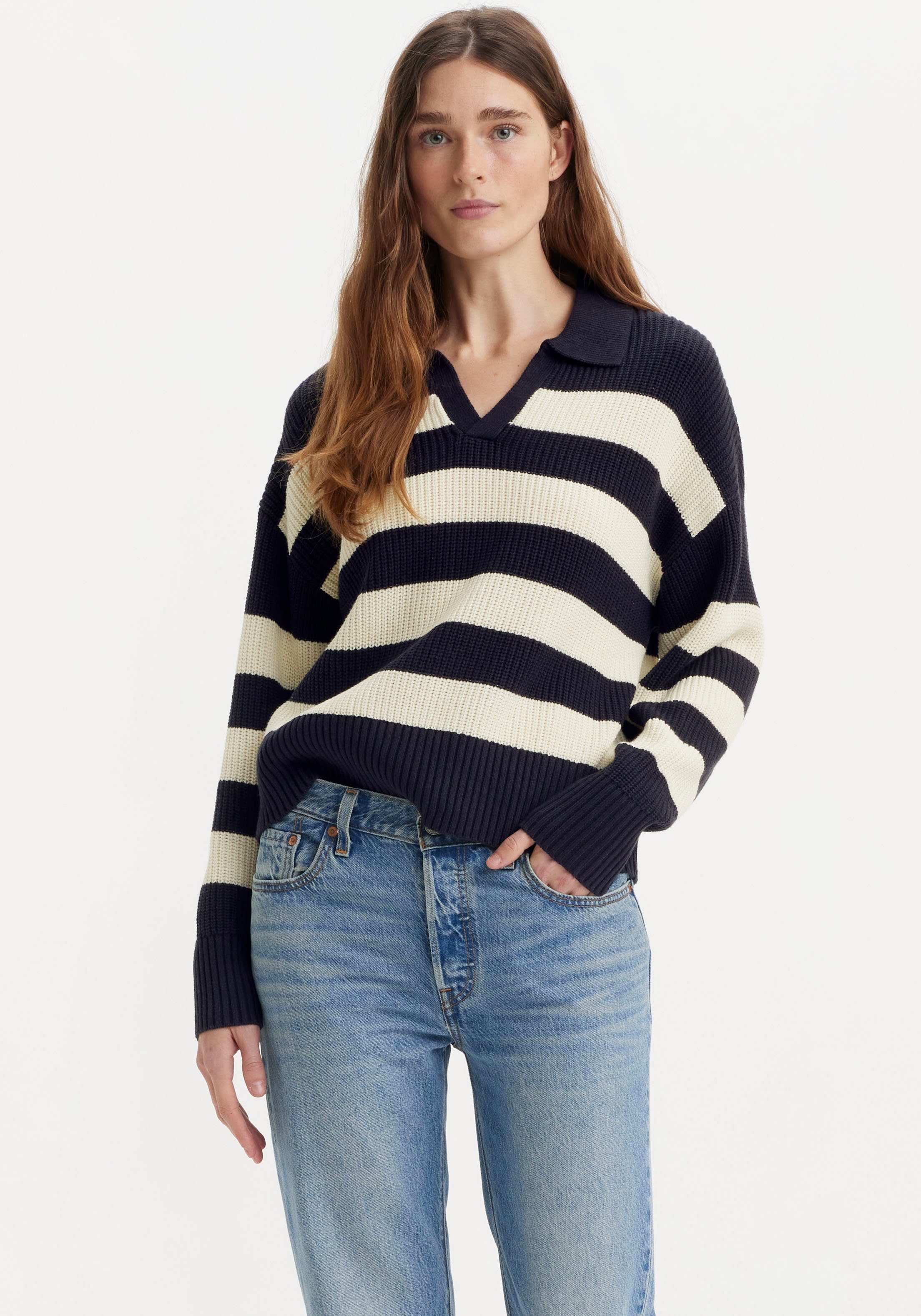 Levi's® Gebreide trui EVE SWEATER BLUES