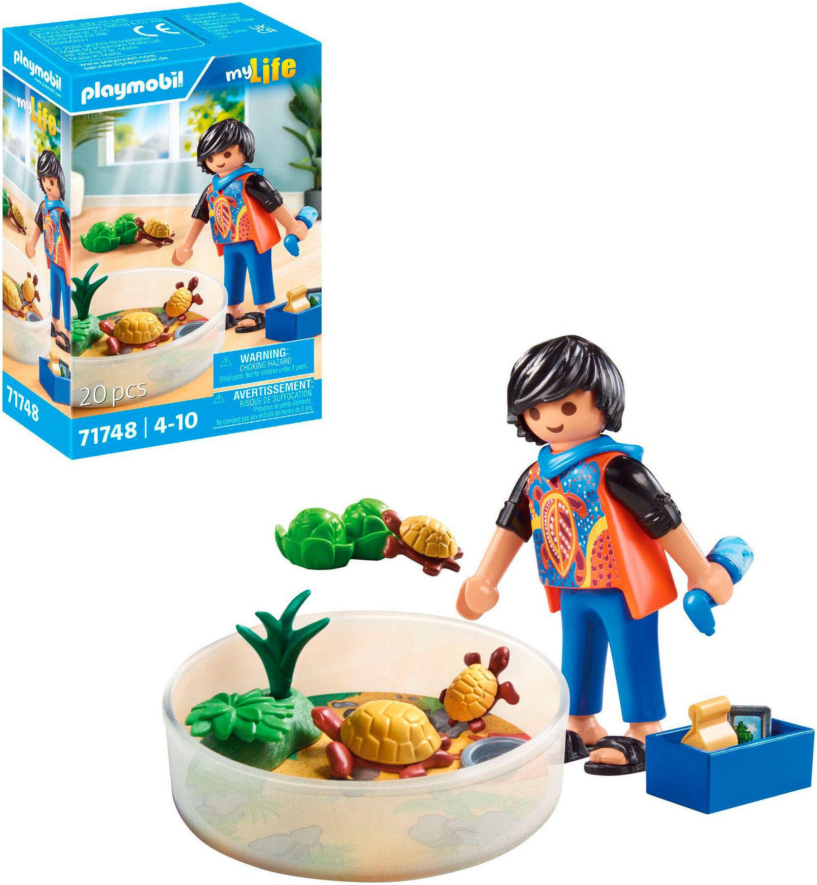 Playmobil® Constructie-speelset Schildkröten-Terrarium (71748), Playmobil My Life (20-delig)
