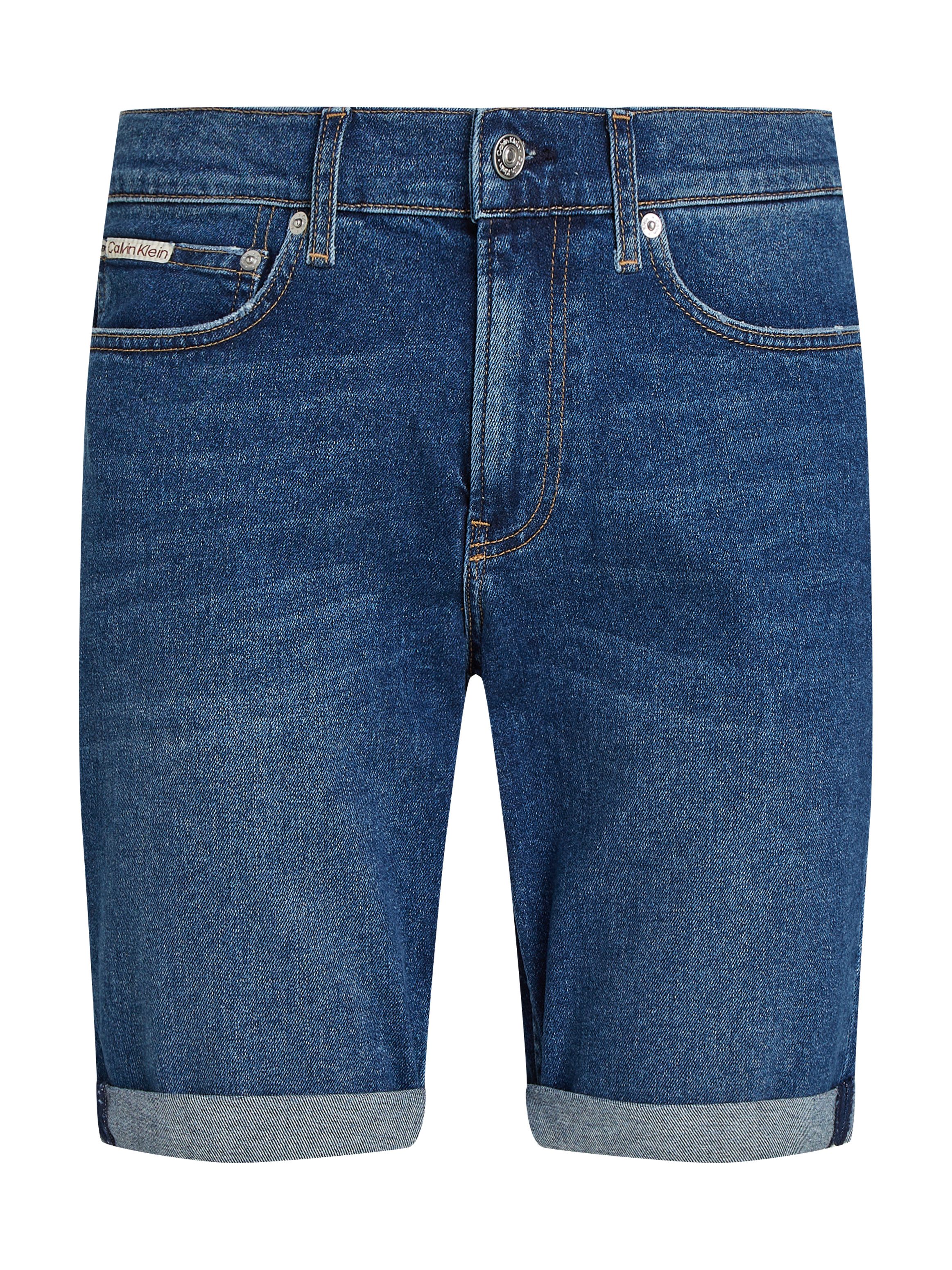 Calvin Klein Short SLIM SHORT met omslagzoom