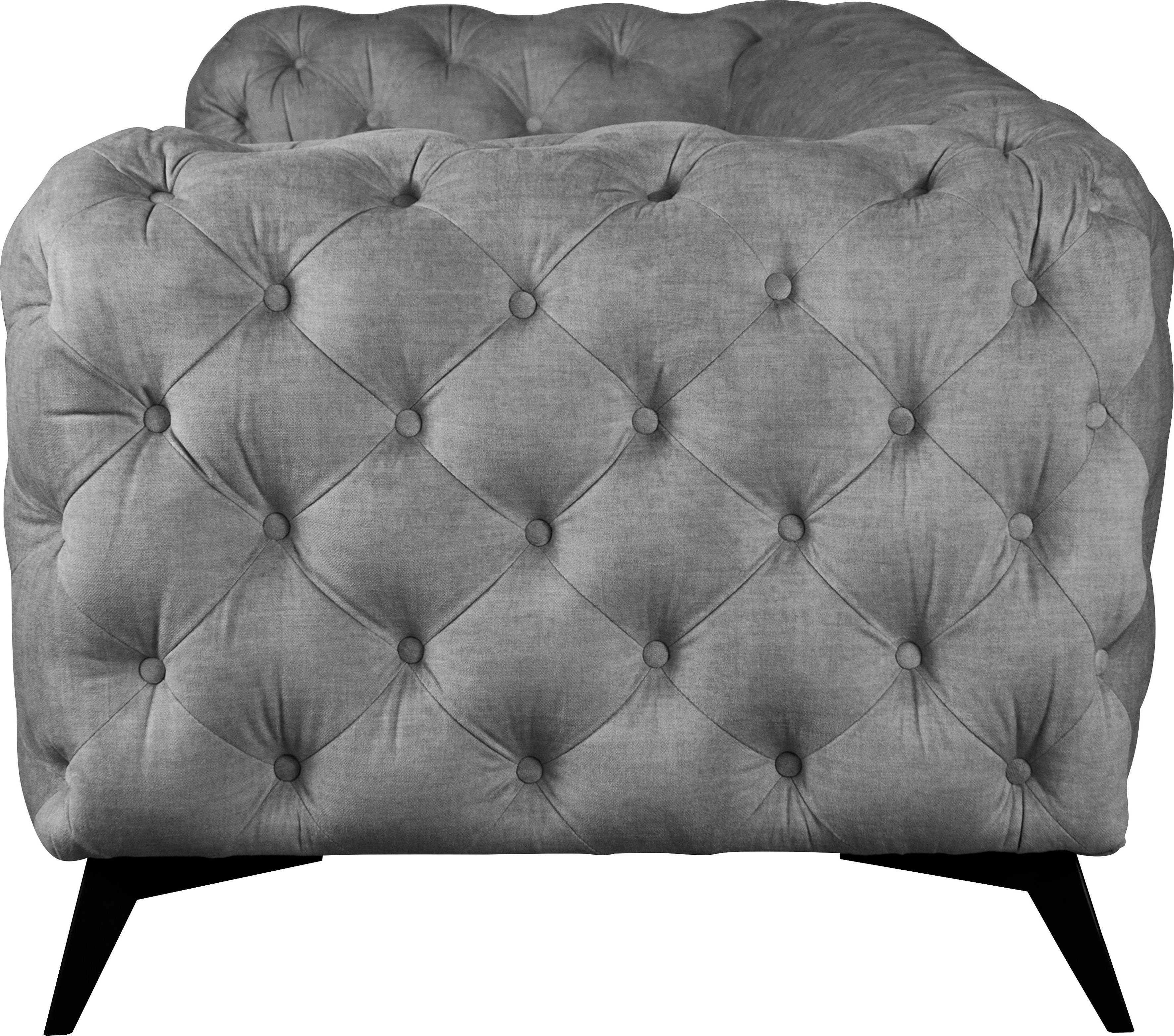 Leonique Chesterfield-bank Glynis luxueuze capitonnage, moderne chesterfield look, kleur van de poten ter keuze