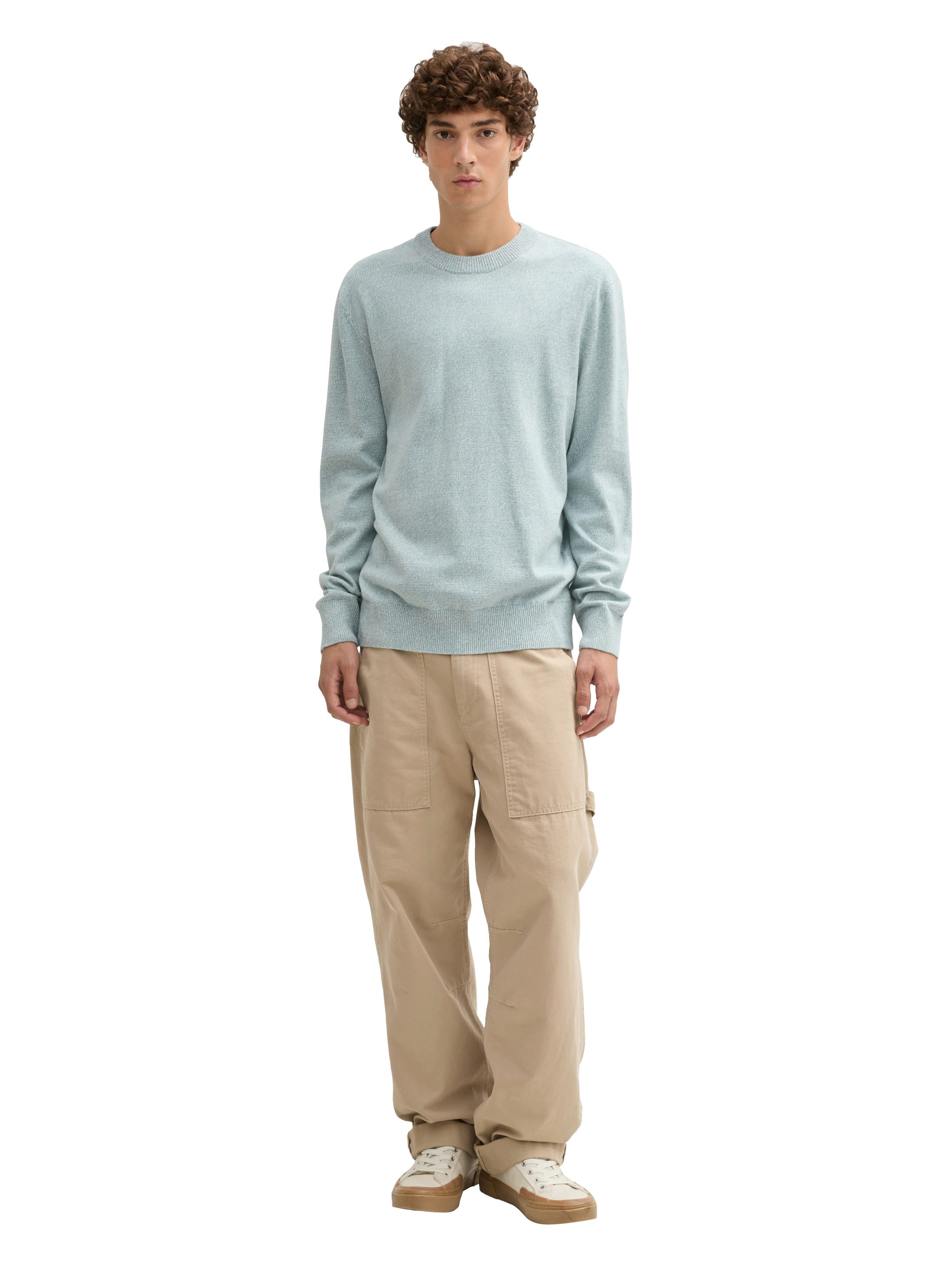 Tom Tailor Denim Gebreide trui in gemêleerde look