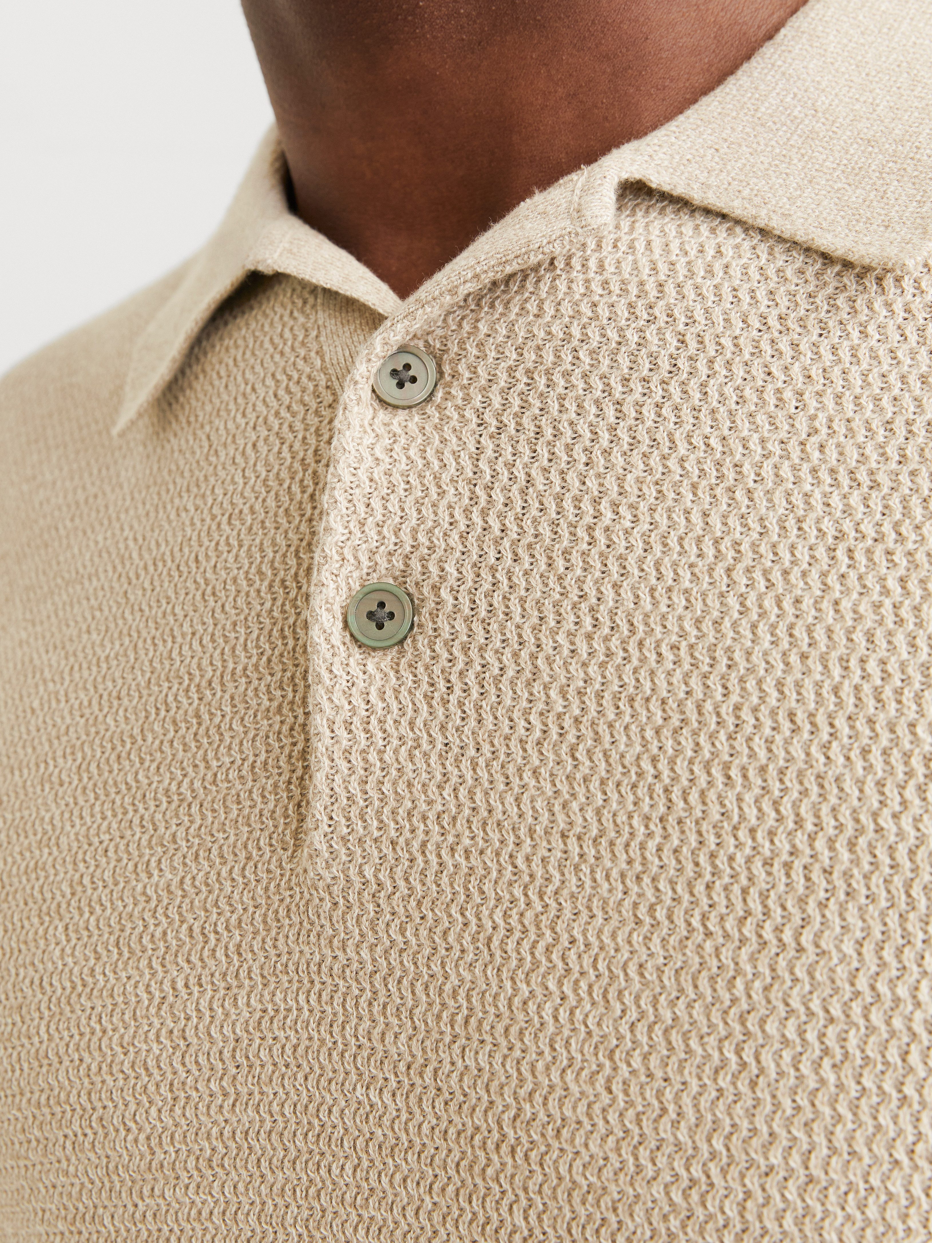 Jack & Jones Trui met polokraag JPRCCCOOPER KNIT POLO SS SN