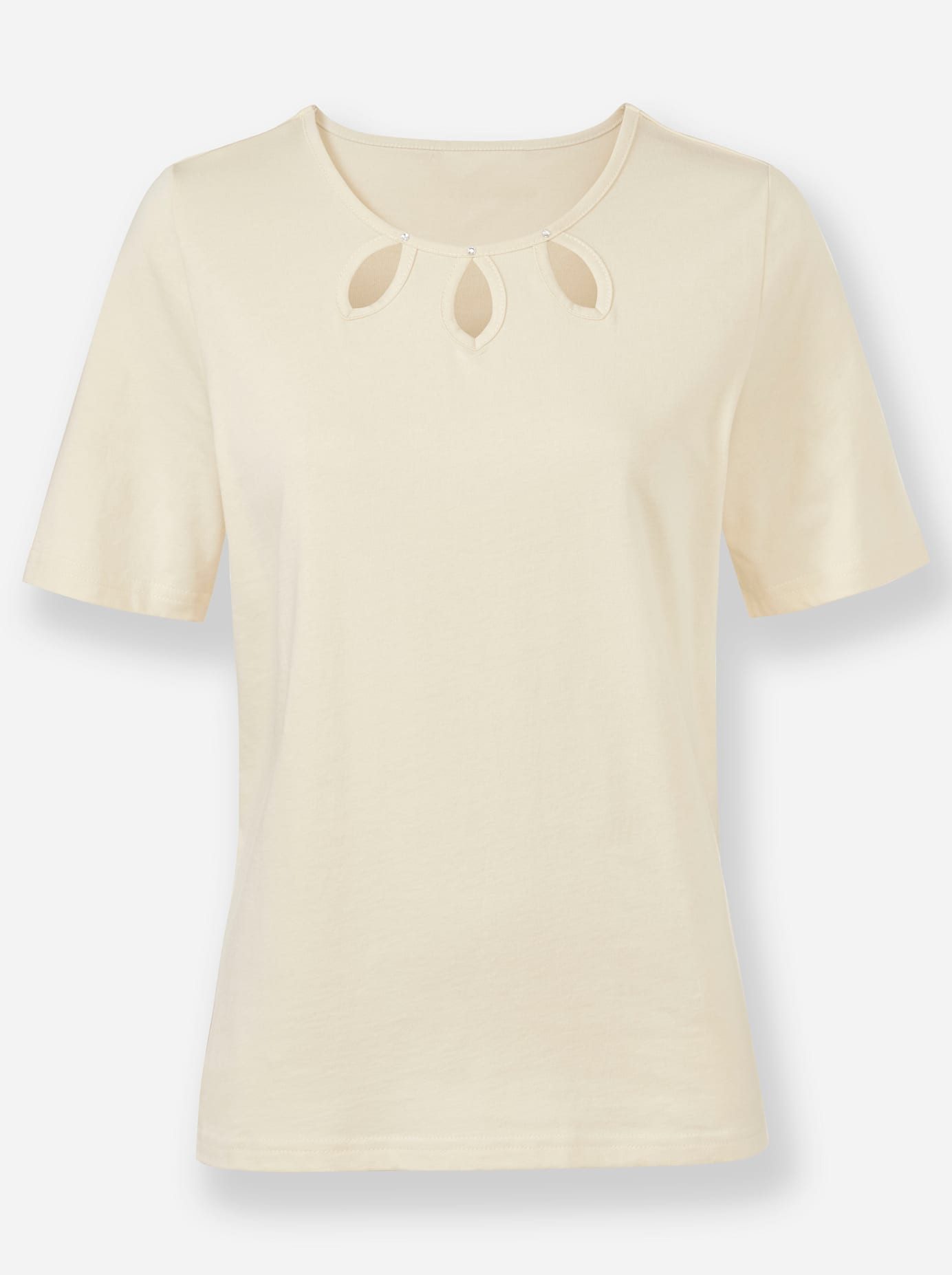 Lady Shirt met ronde hals (1-delig)