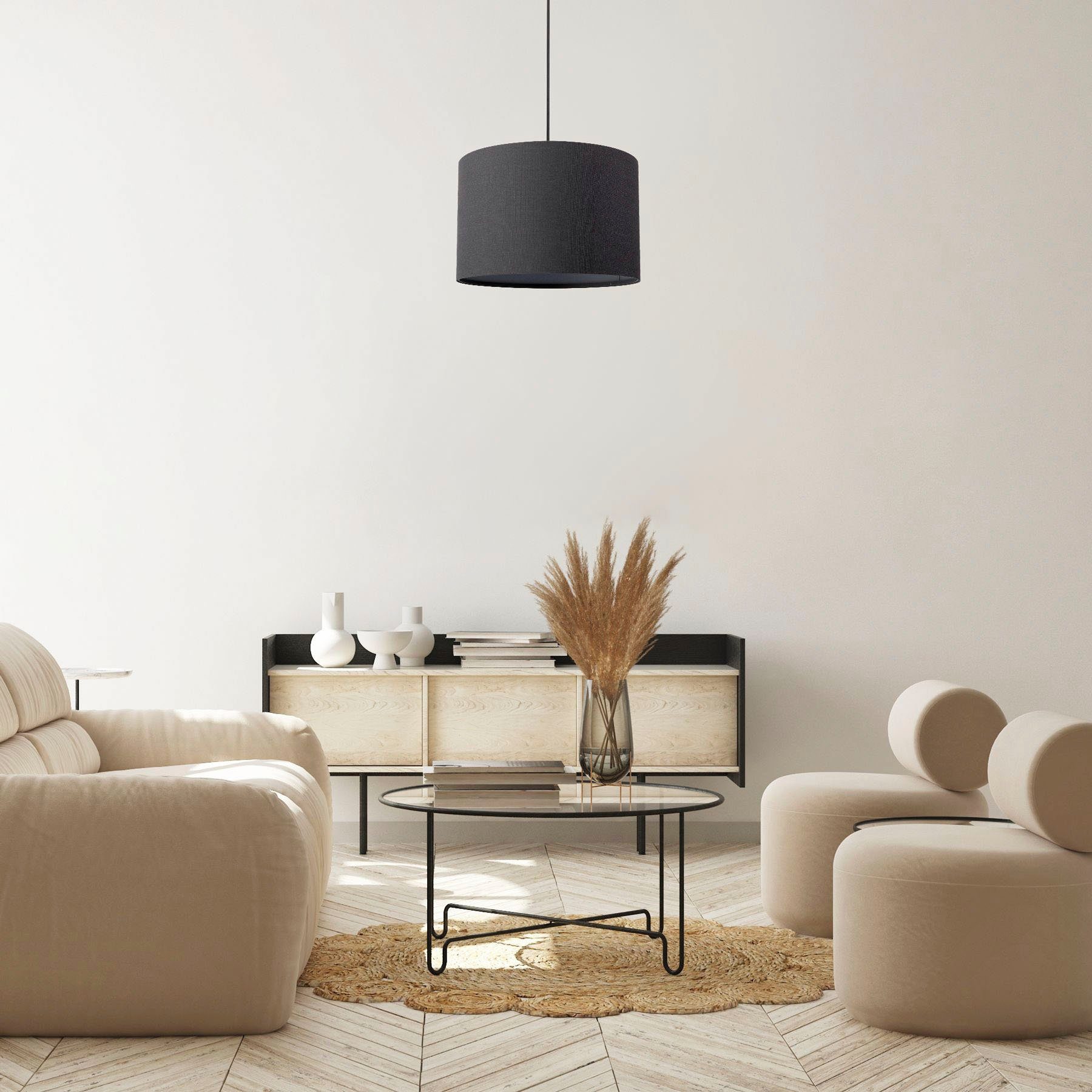 Paco Home Hanglamp Tom met compatibele dimmer en lichtbron