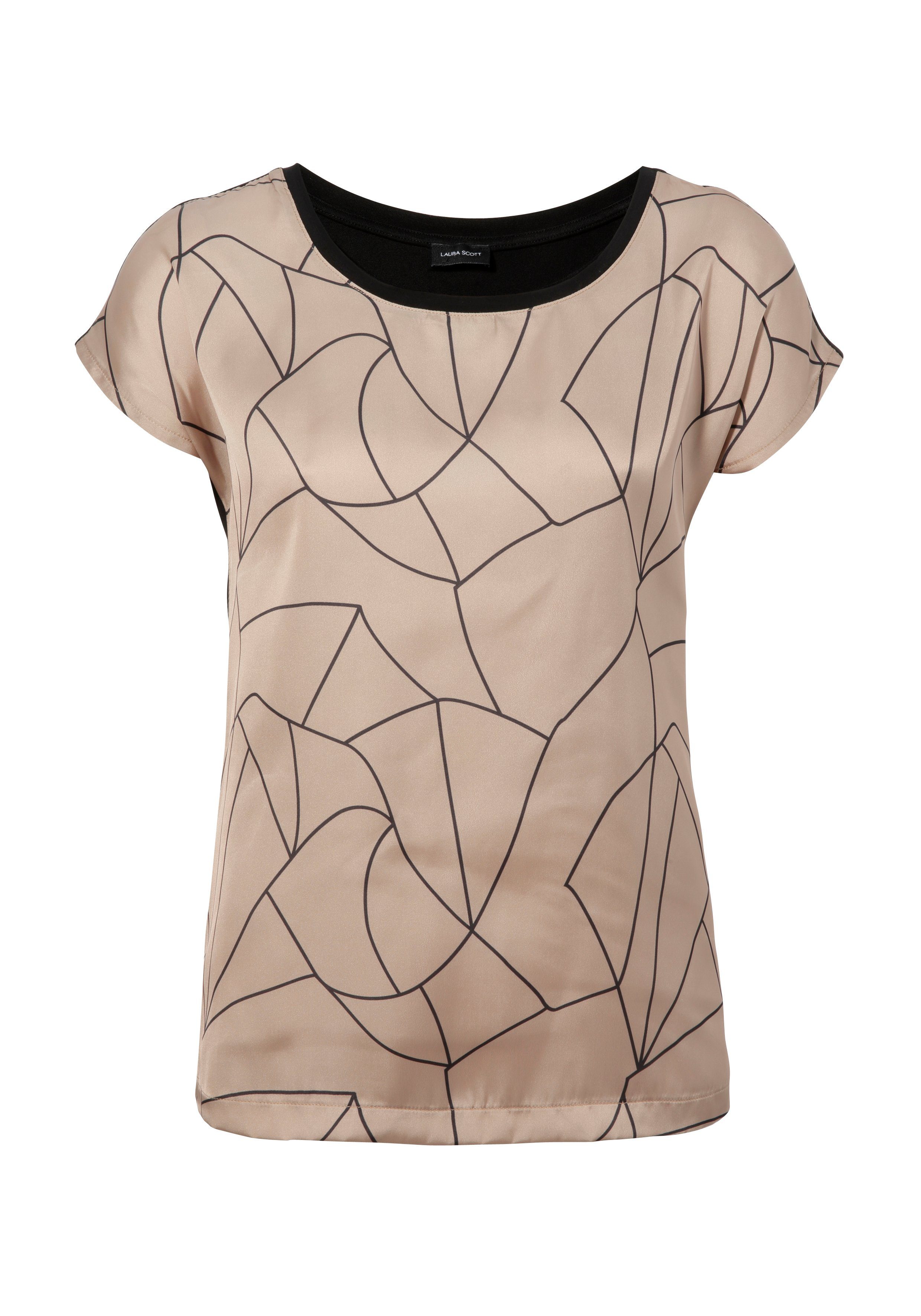 Laura Scott Shirtblouse van glanzend satijn