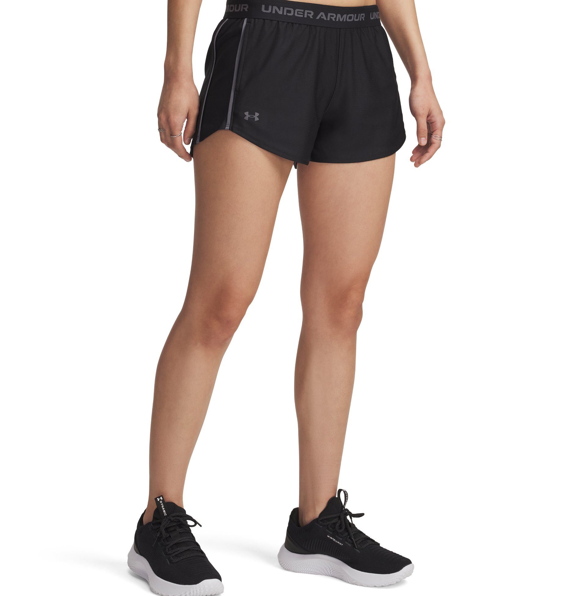 Under Armour Trainingsshort TECH PLAY UP SHORTS (1-delig) dames korte broeken maat M zwart
