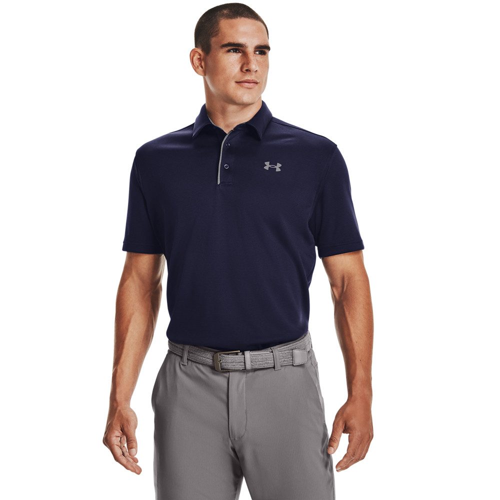 Under Armour Poloshirt TECH POLO (1-delig) heren poloshirts maat S blauw